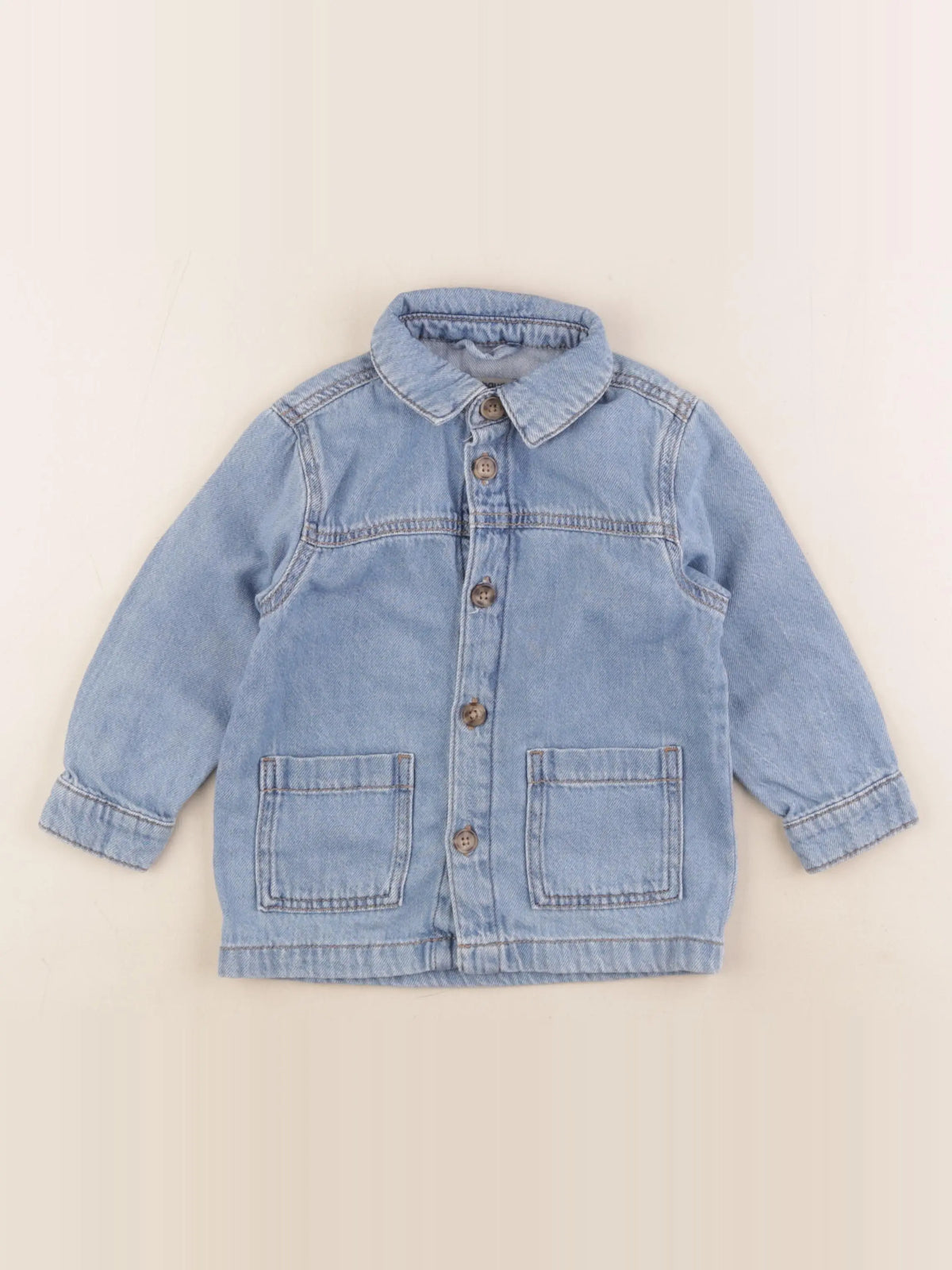 Vertbaudet - chemise bleu - 3 ans