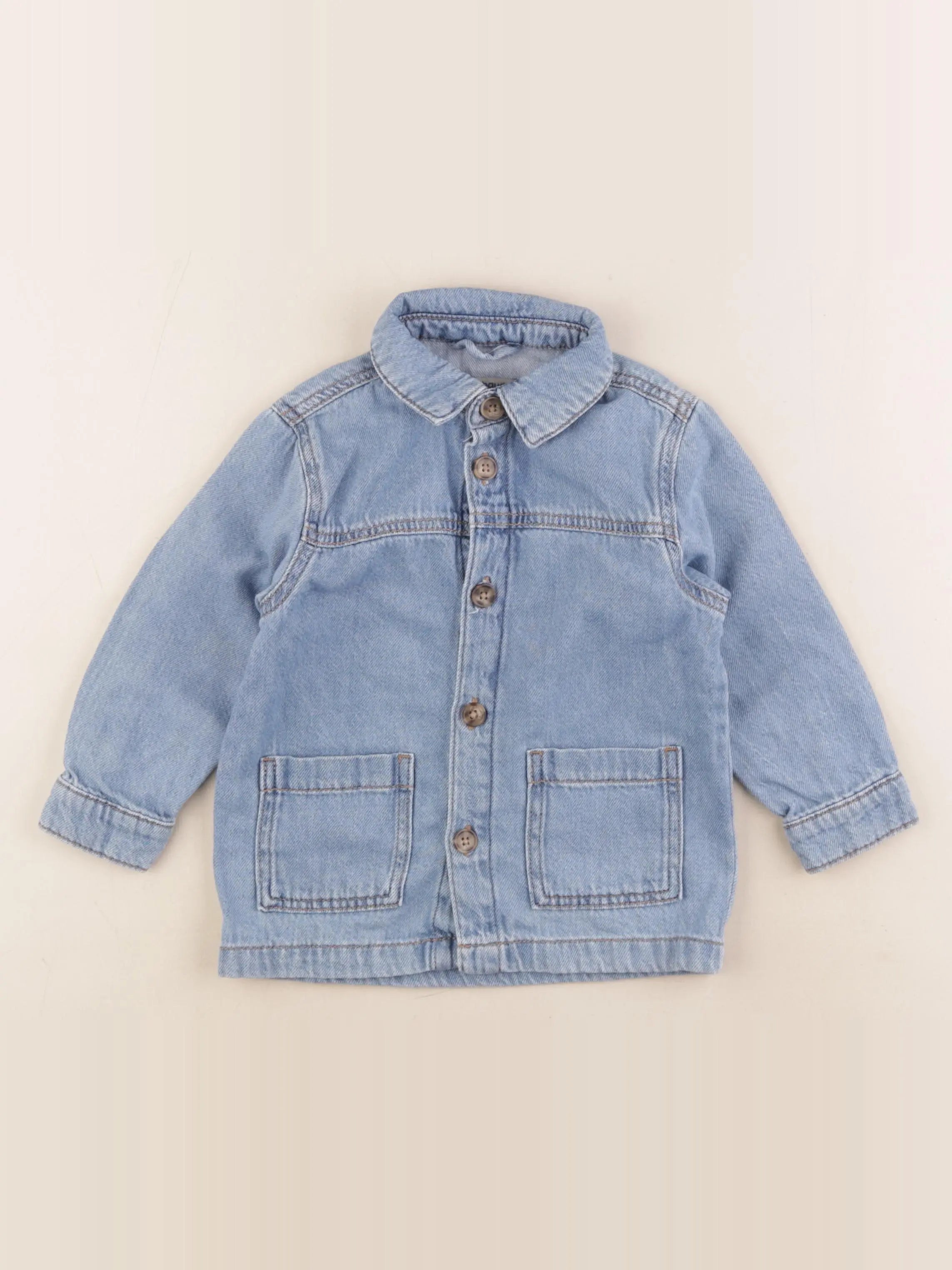 Vertbaudet - chemise bleu - 3 ans