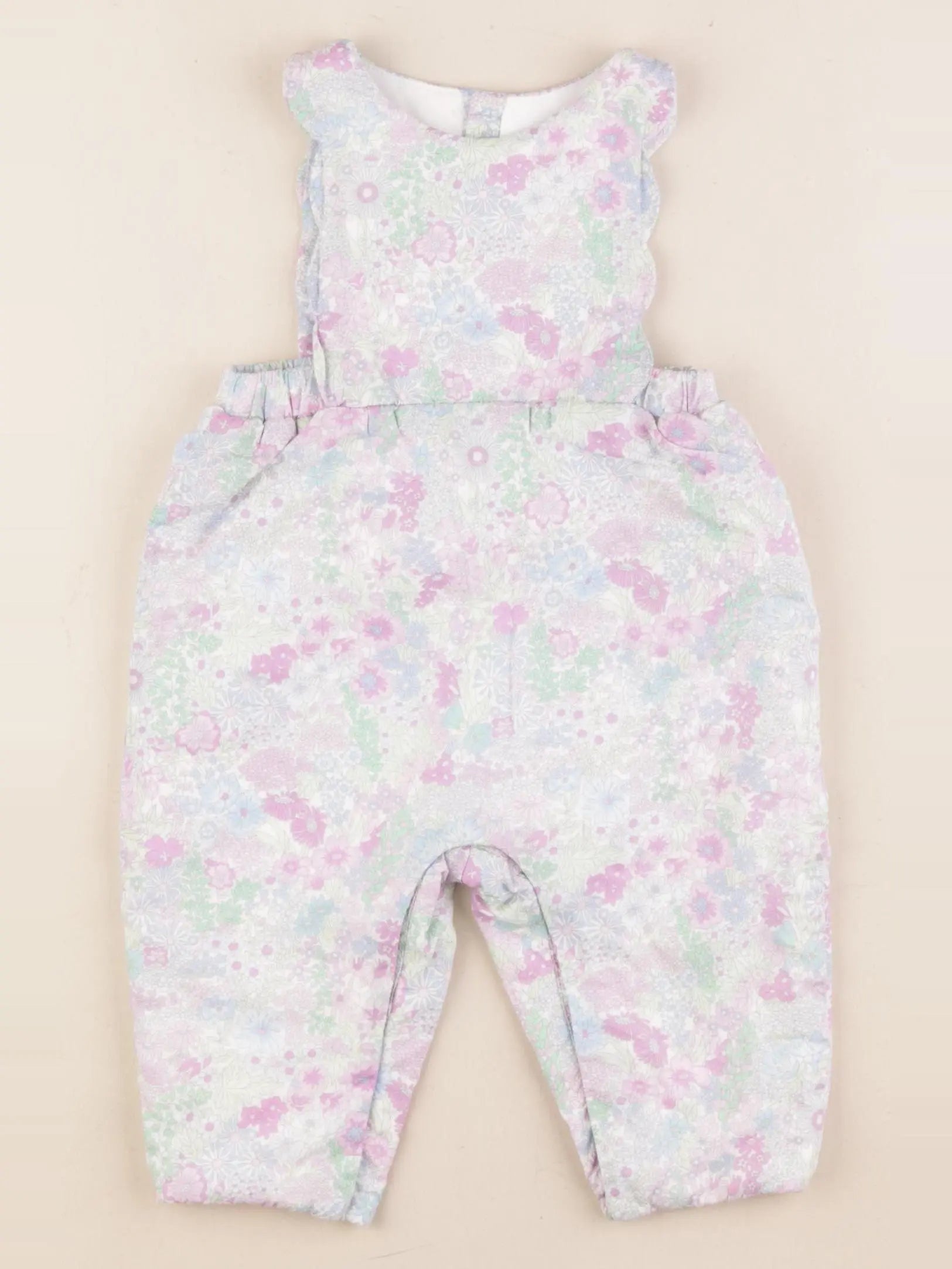 Jacadi - combinaison liberty violet, multicolore - 6 mois