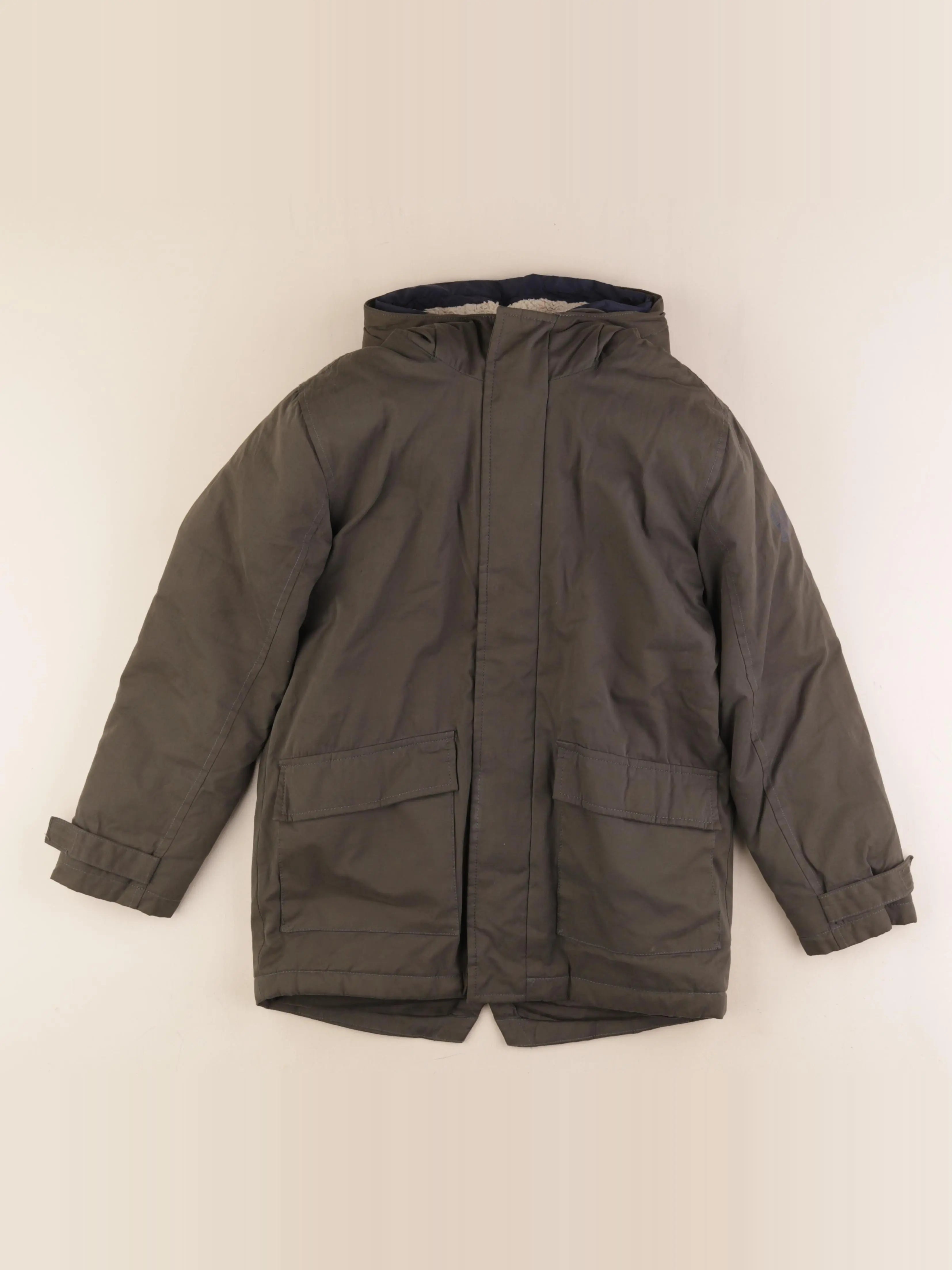 Vertbaudet - parka vert - 10 ans