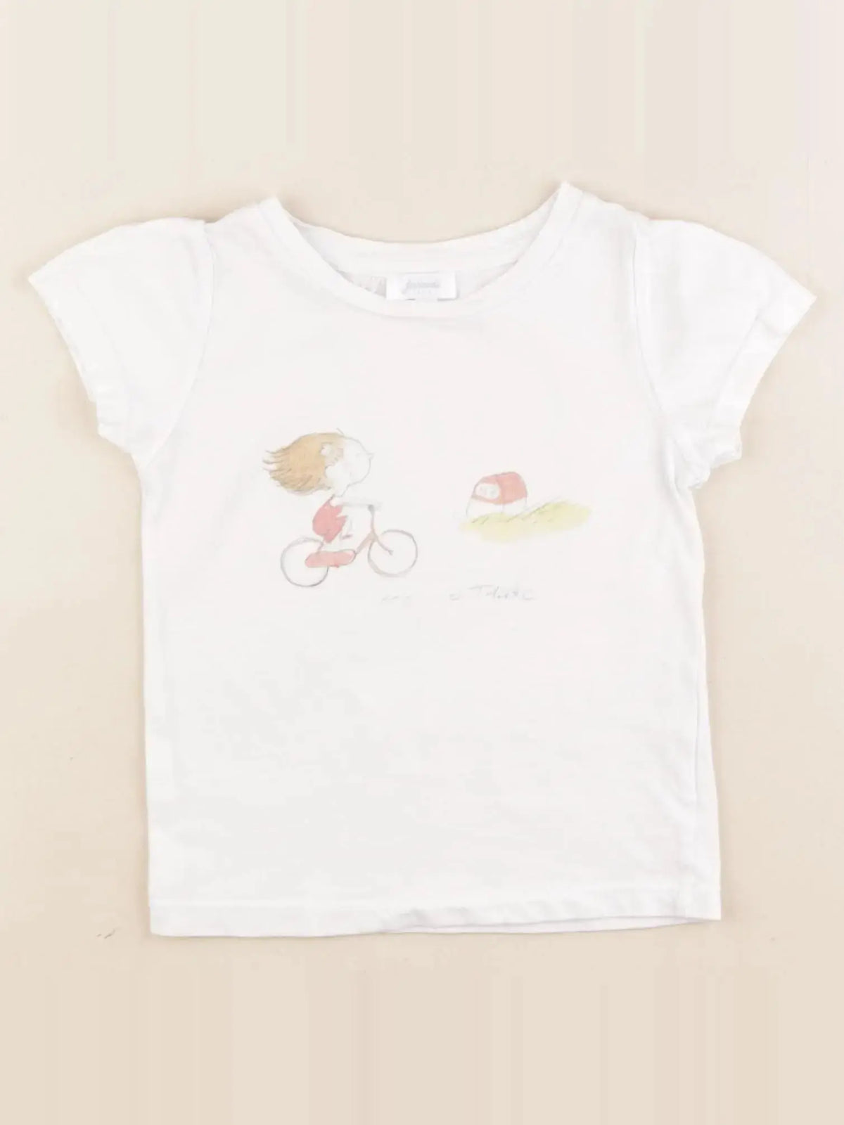 Jacadi - tee-shirt blanc - 2 ans