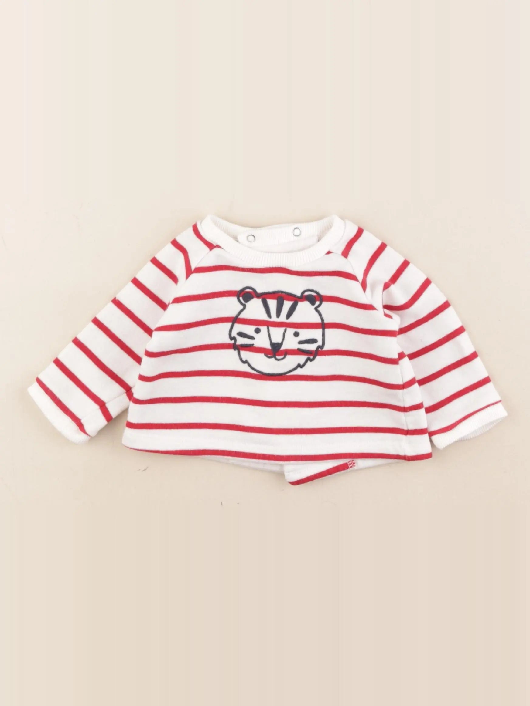 Boutchou - sweat rouge - 1 mois