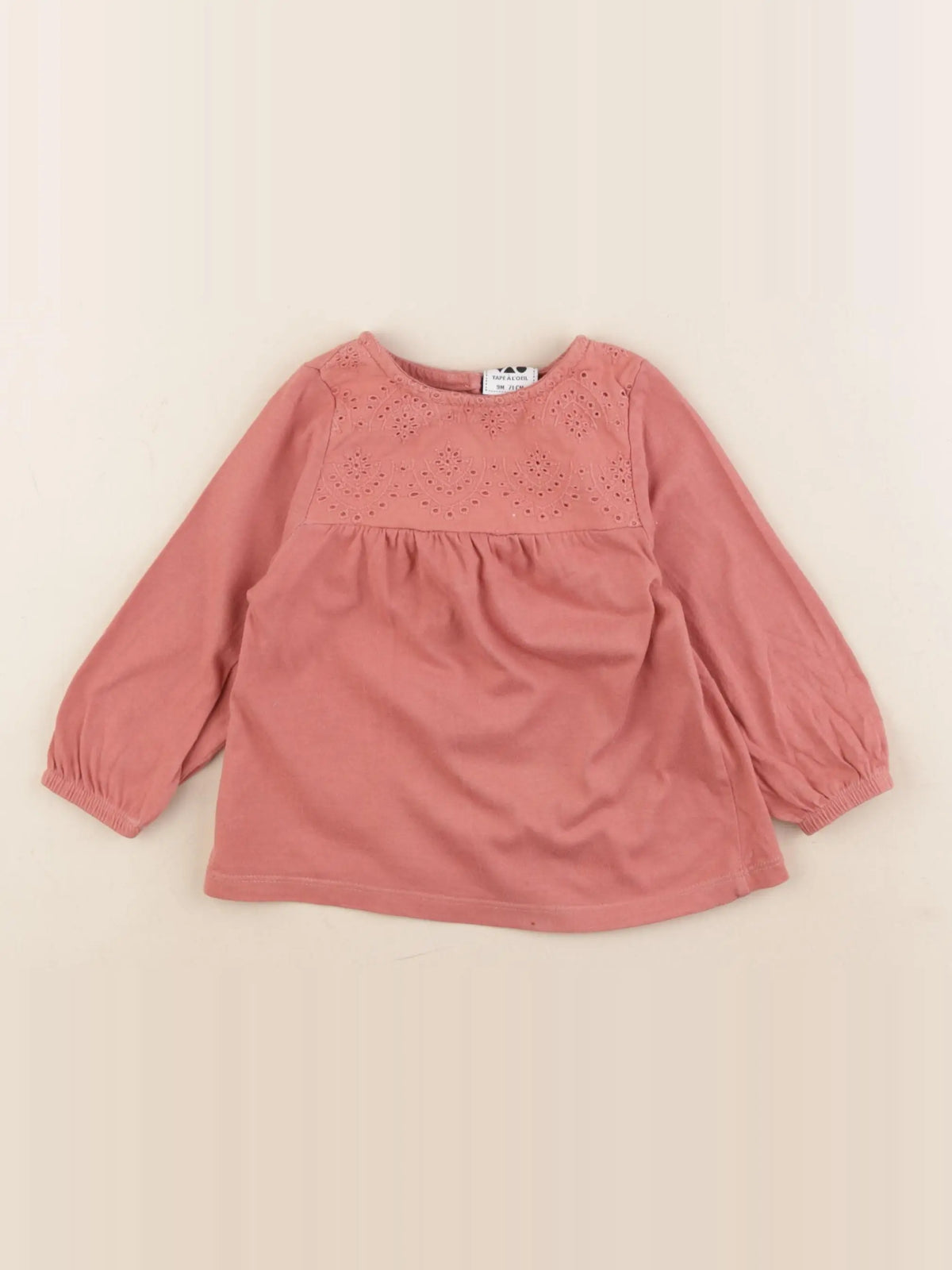 Tape à l'oeil - tee-shirt rose - 9 mois