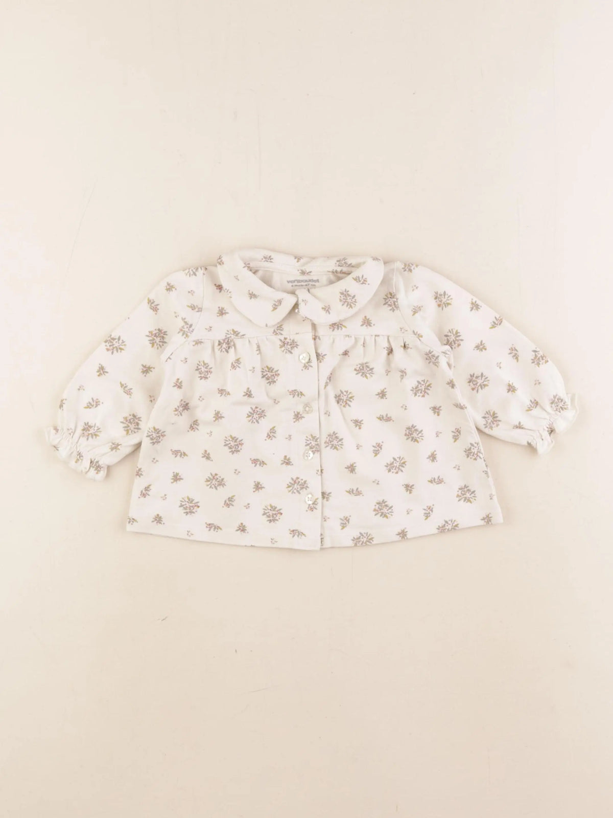 Vertbaudet - chemise multicolore - 6 mois