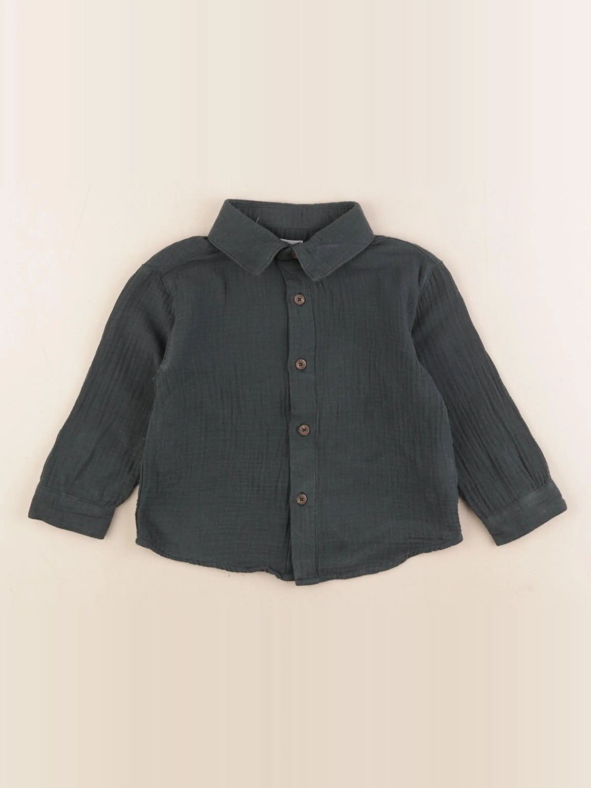 Vertbaudet - chemise vert - 3 ans