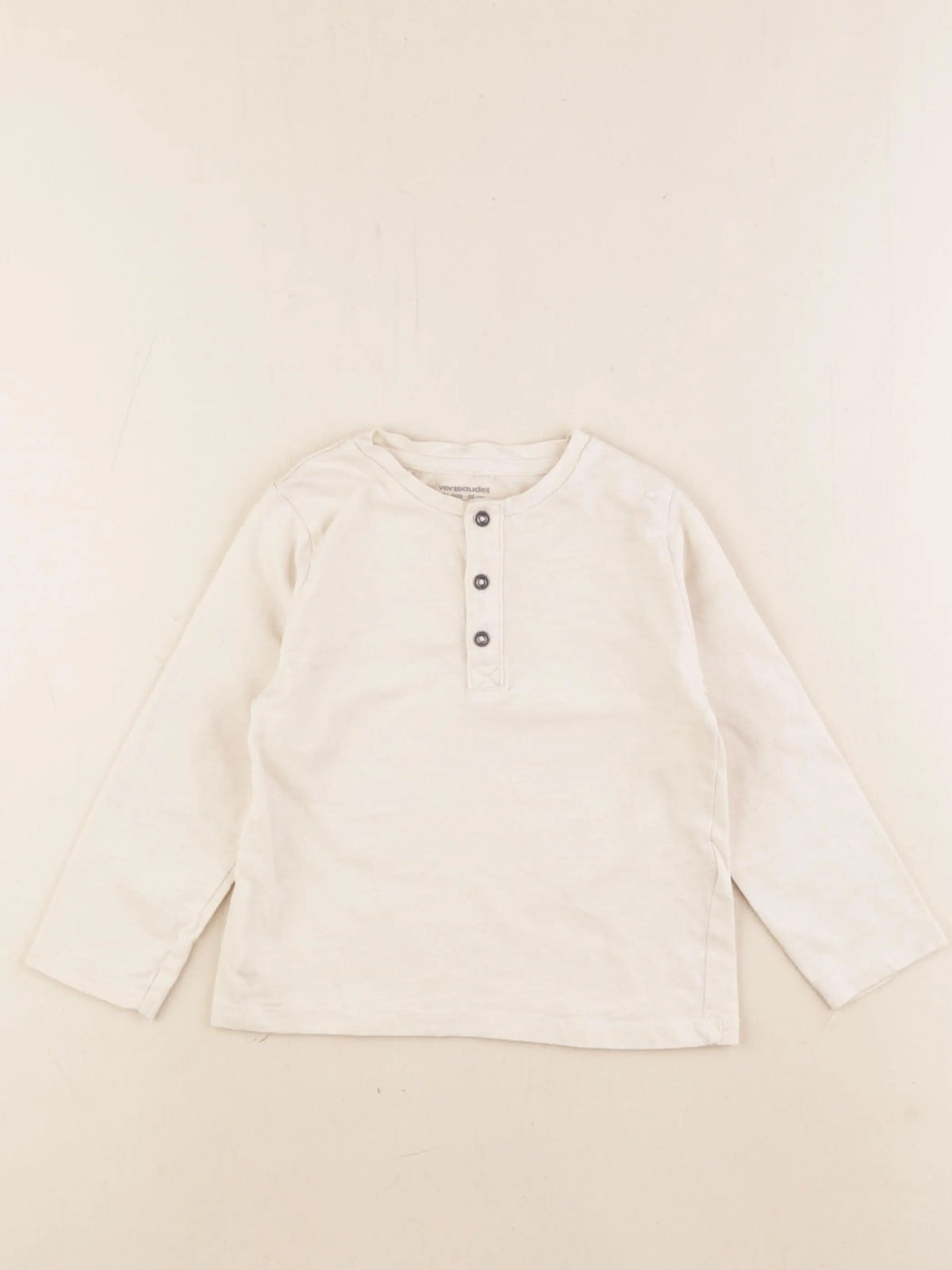 Vertbaudet - tee-shirt blanc - 24 mois