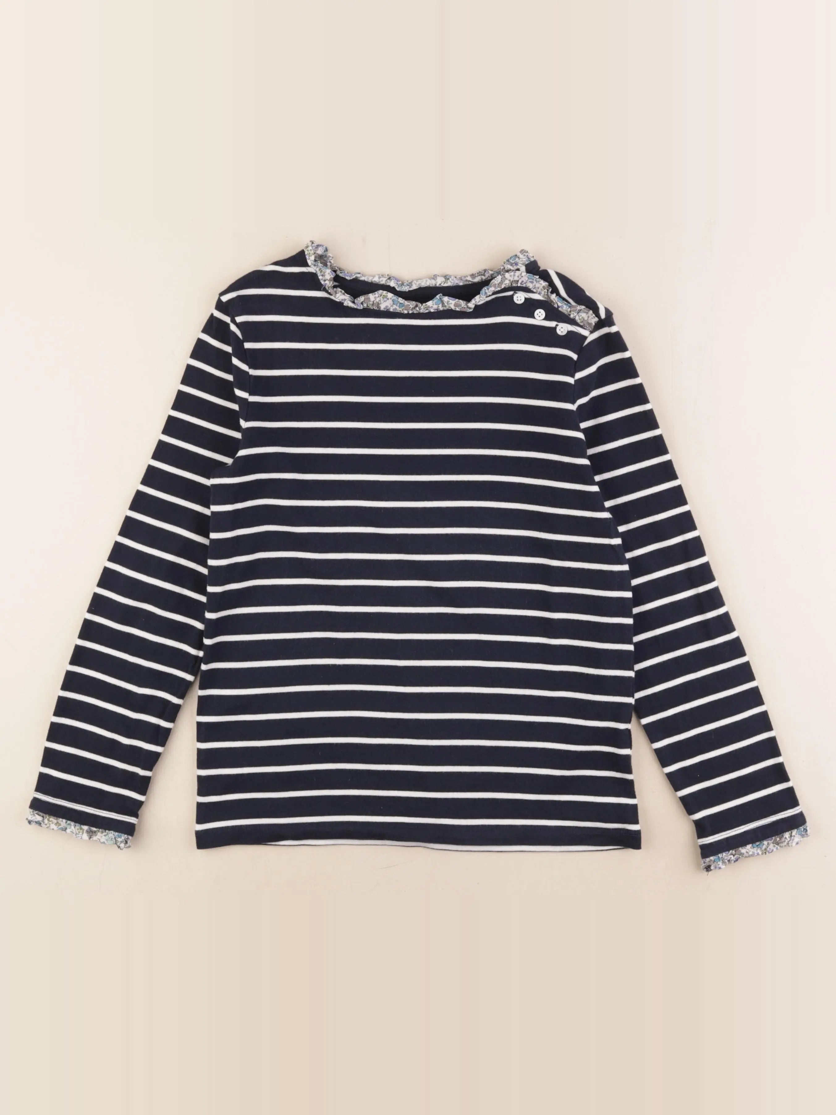 Cyrillus - tee-shirt bleu - 10 ans