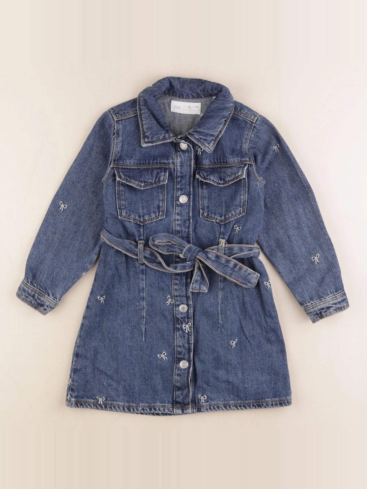 Zara - robe bleu - 5 ans