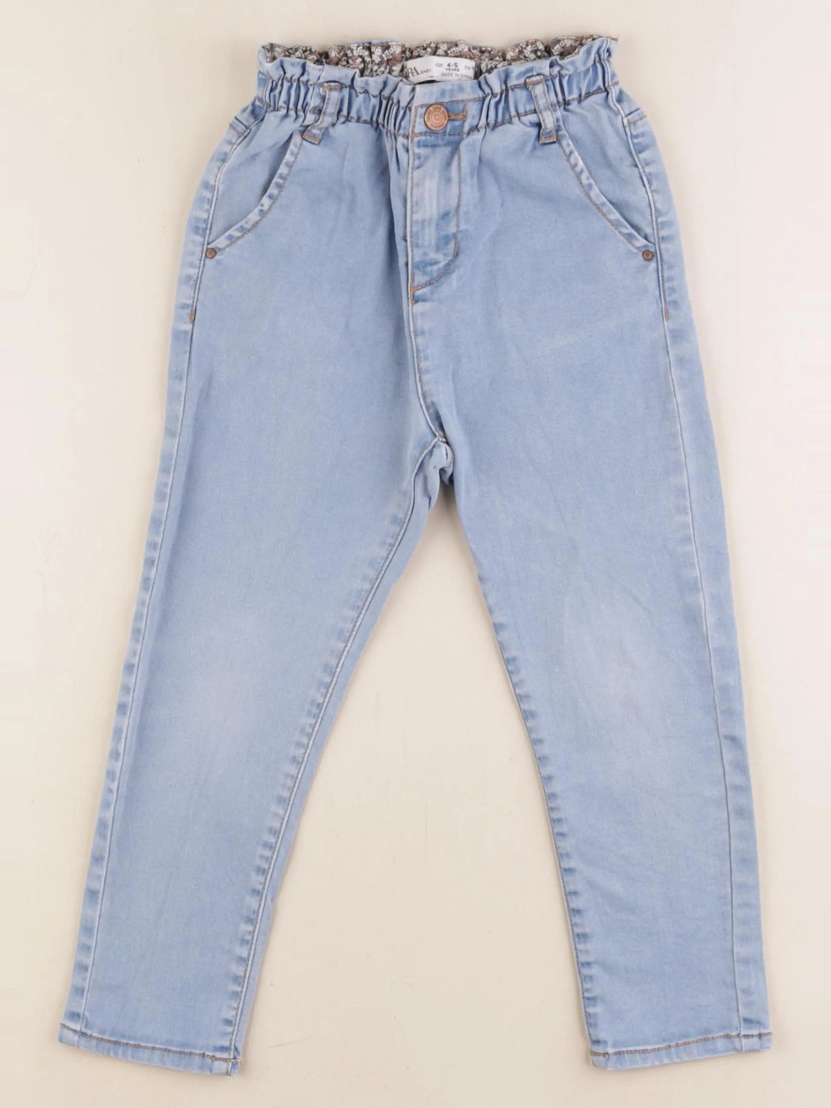 Zara - pantalon bleu - 4/5 ans