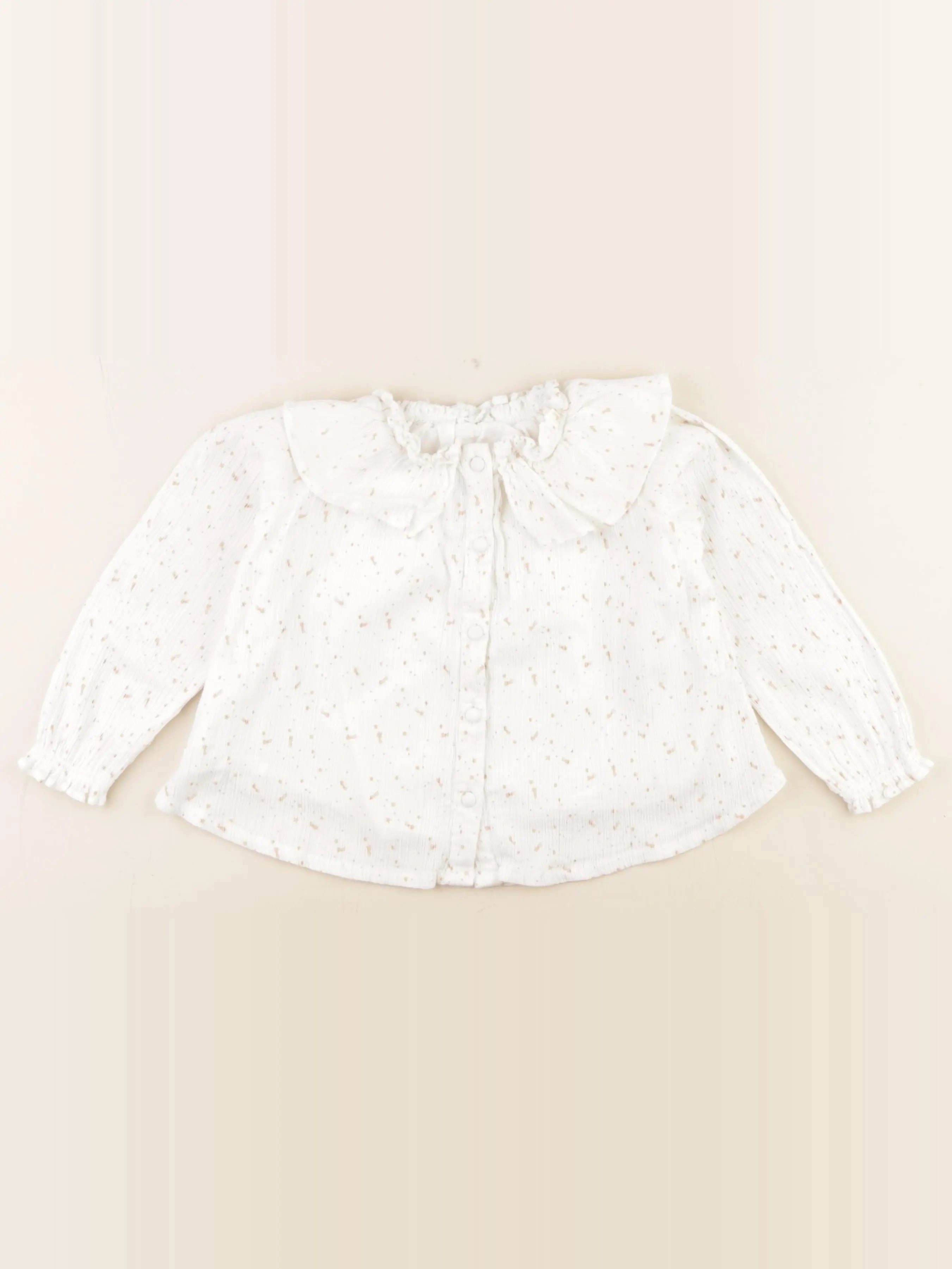 Vertbaudet - blouse blanc - 4 ans