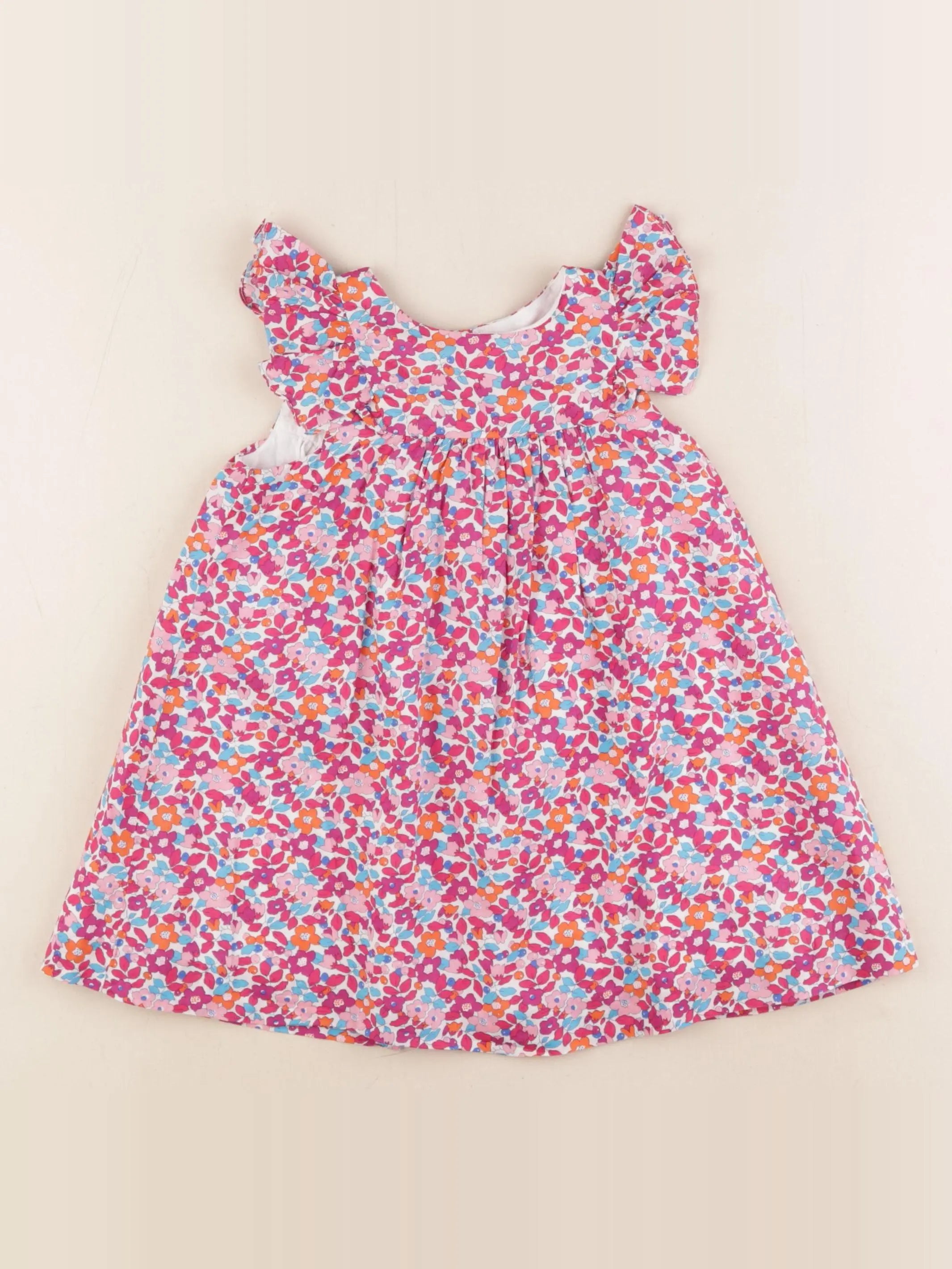 Jacadi - robe liberty multicolore - 24 mois