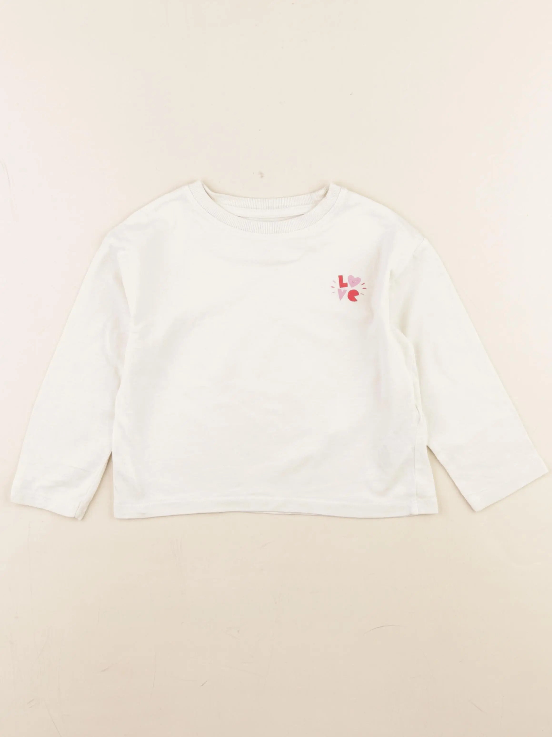 Vertbaudet - tee-shirt beige - 4 ans