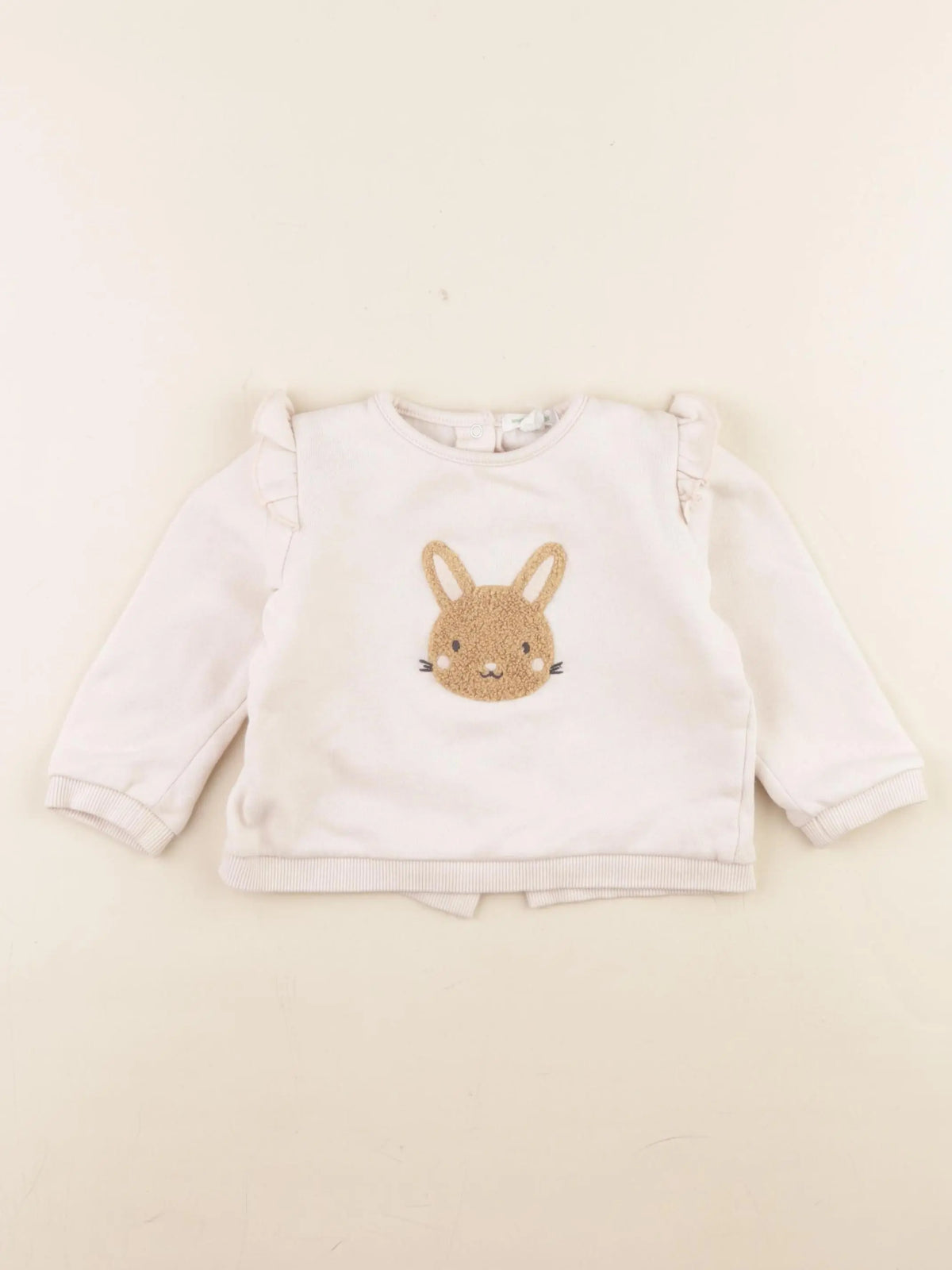 Vertbaudet - sweat rose - 18 mois