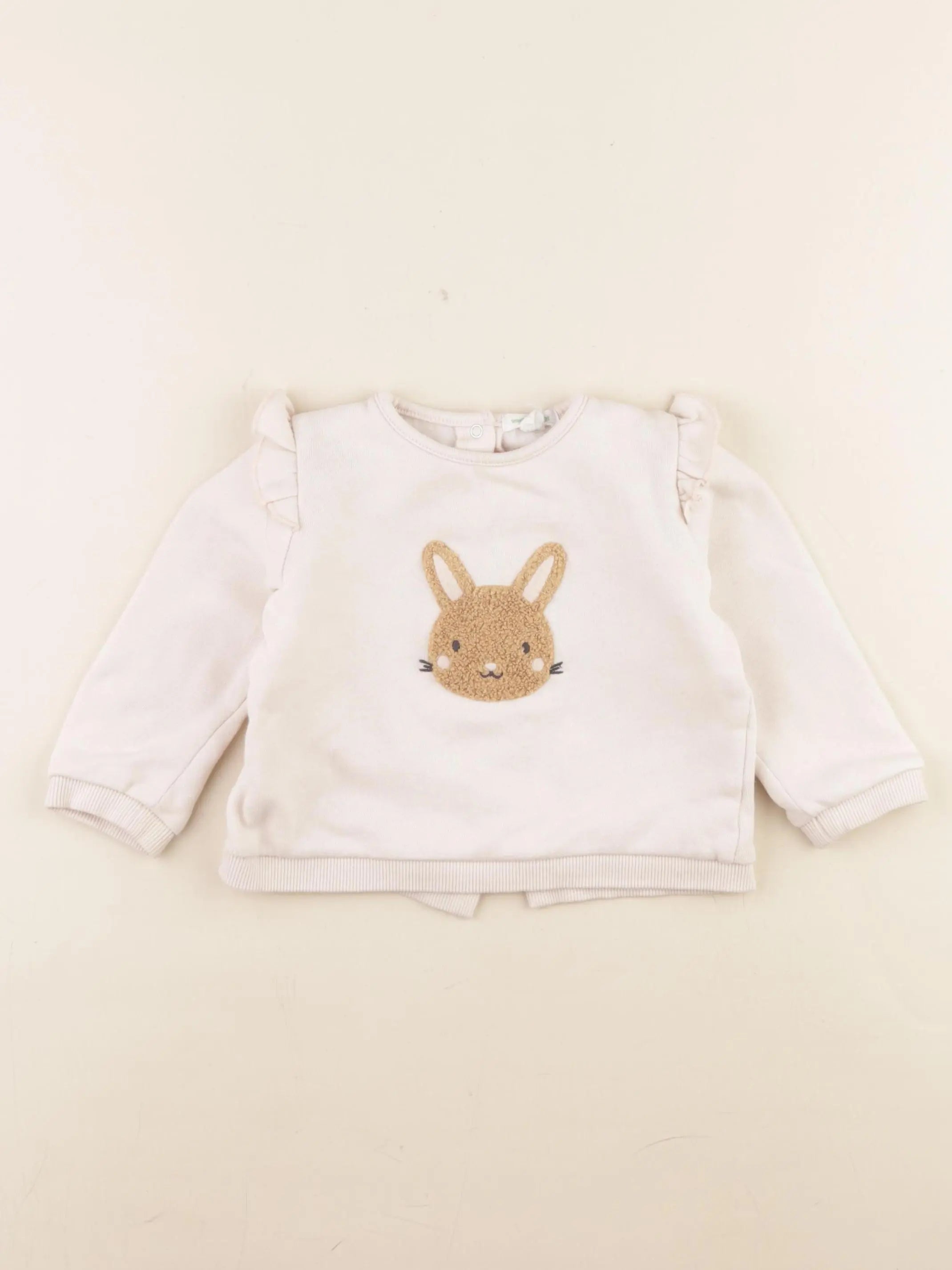 Vertbaudet - sweat rose - 18 mois