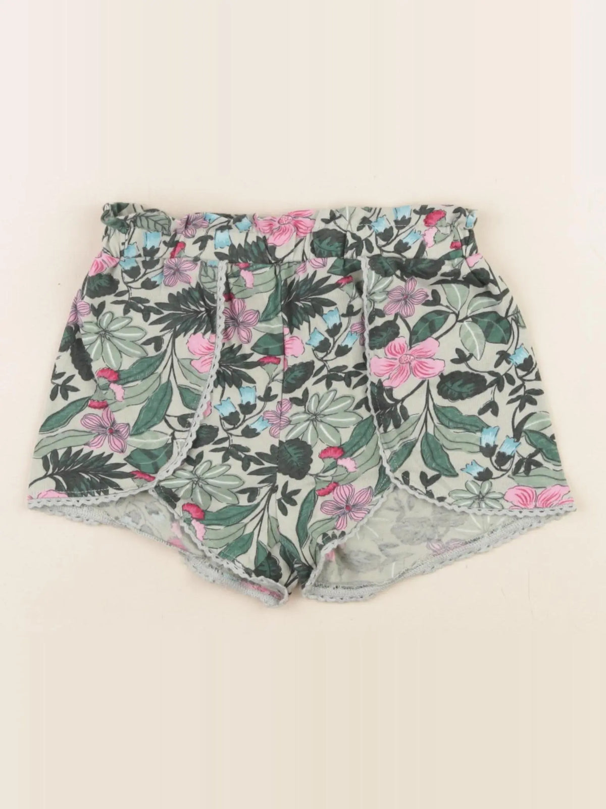 Vertbaudet - short vert - 4 ans