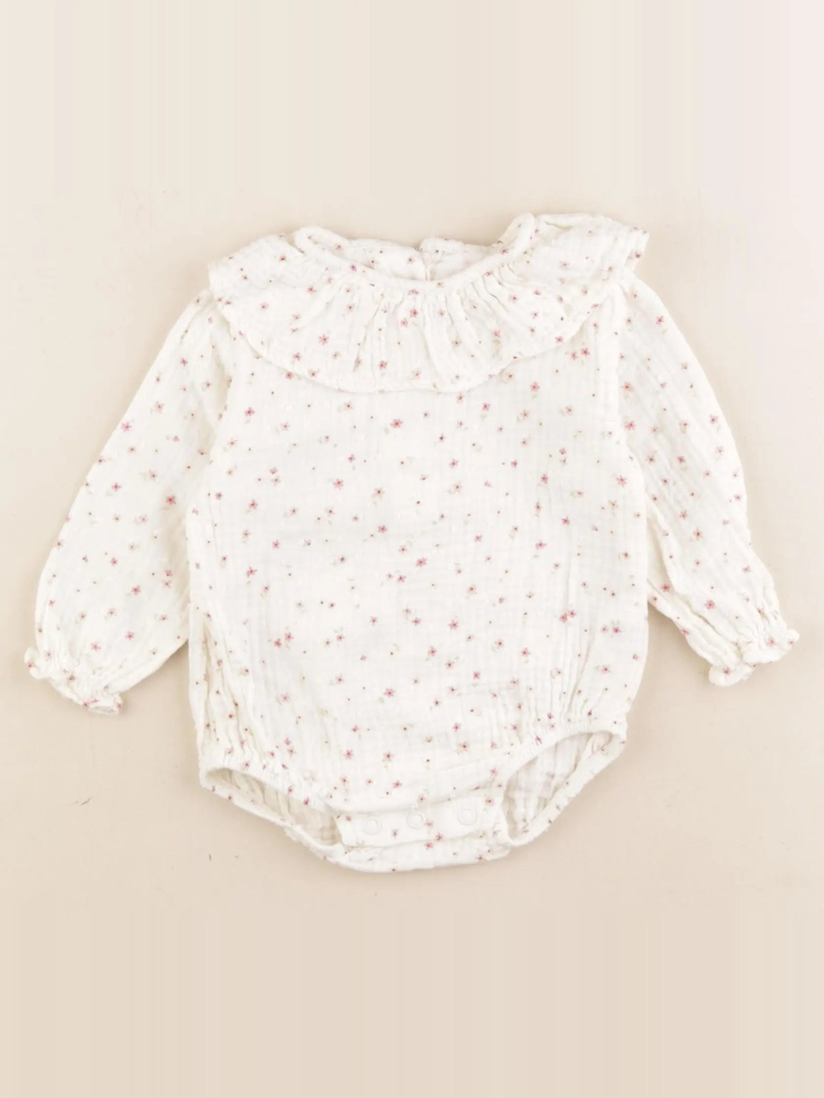 Zara - combinaison beige - 6/9 mois