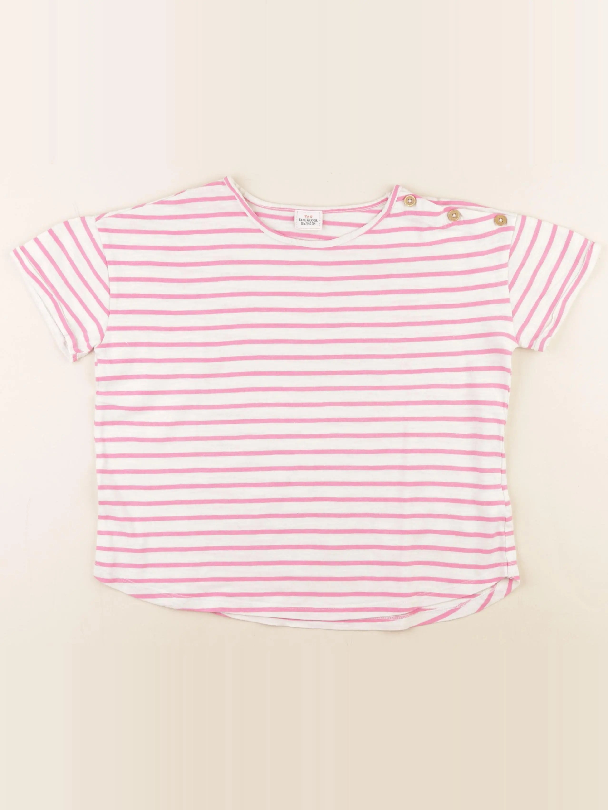 Tape à l'oeil - tee-shirt rose - 10 ans