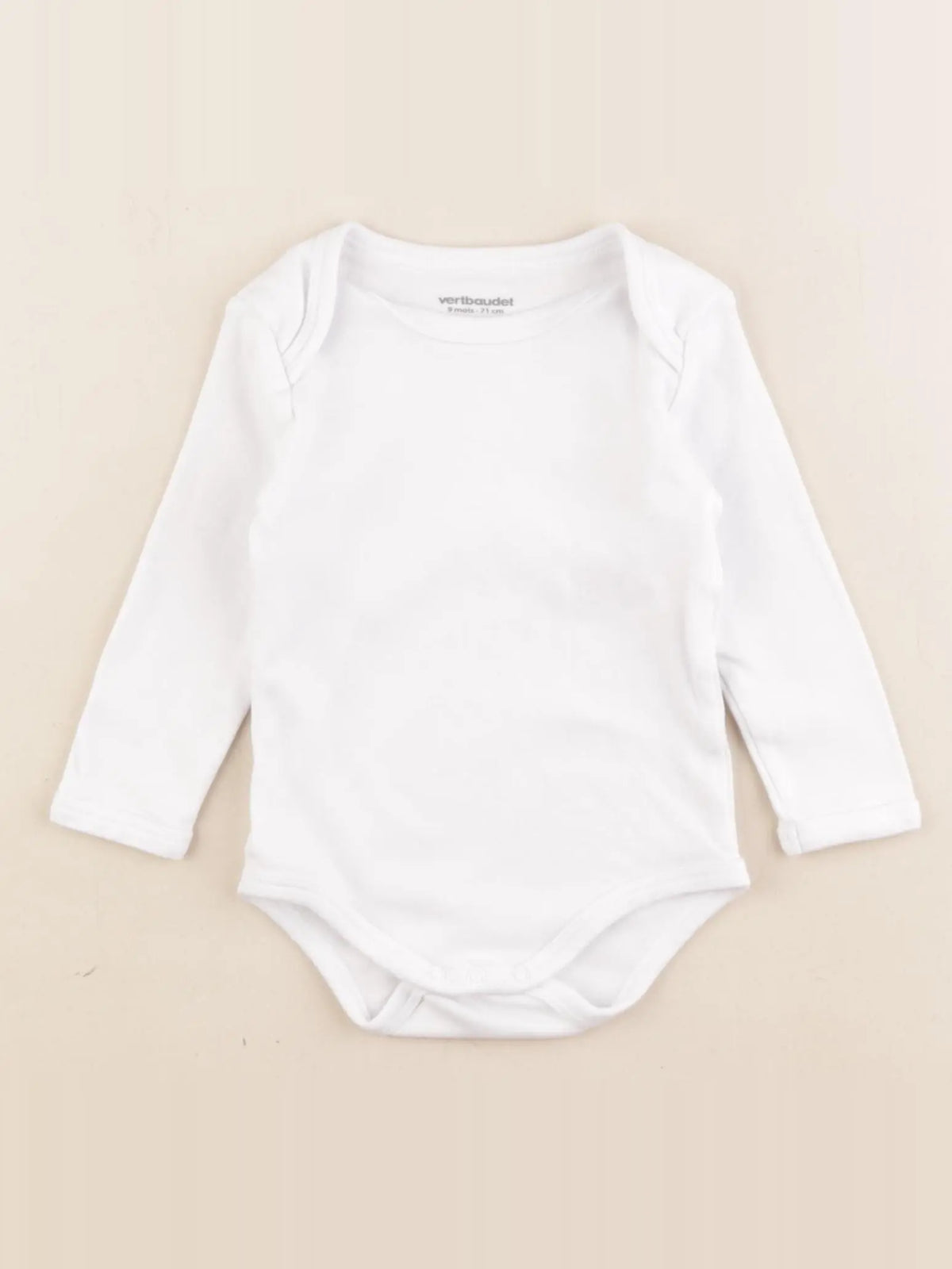 Vertbaudet - body blanc - 9 mois