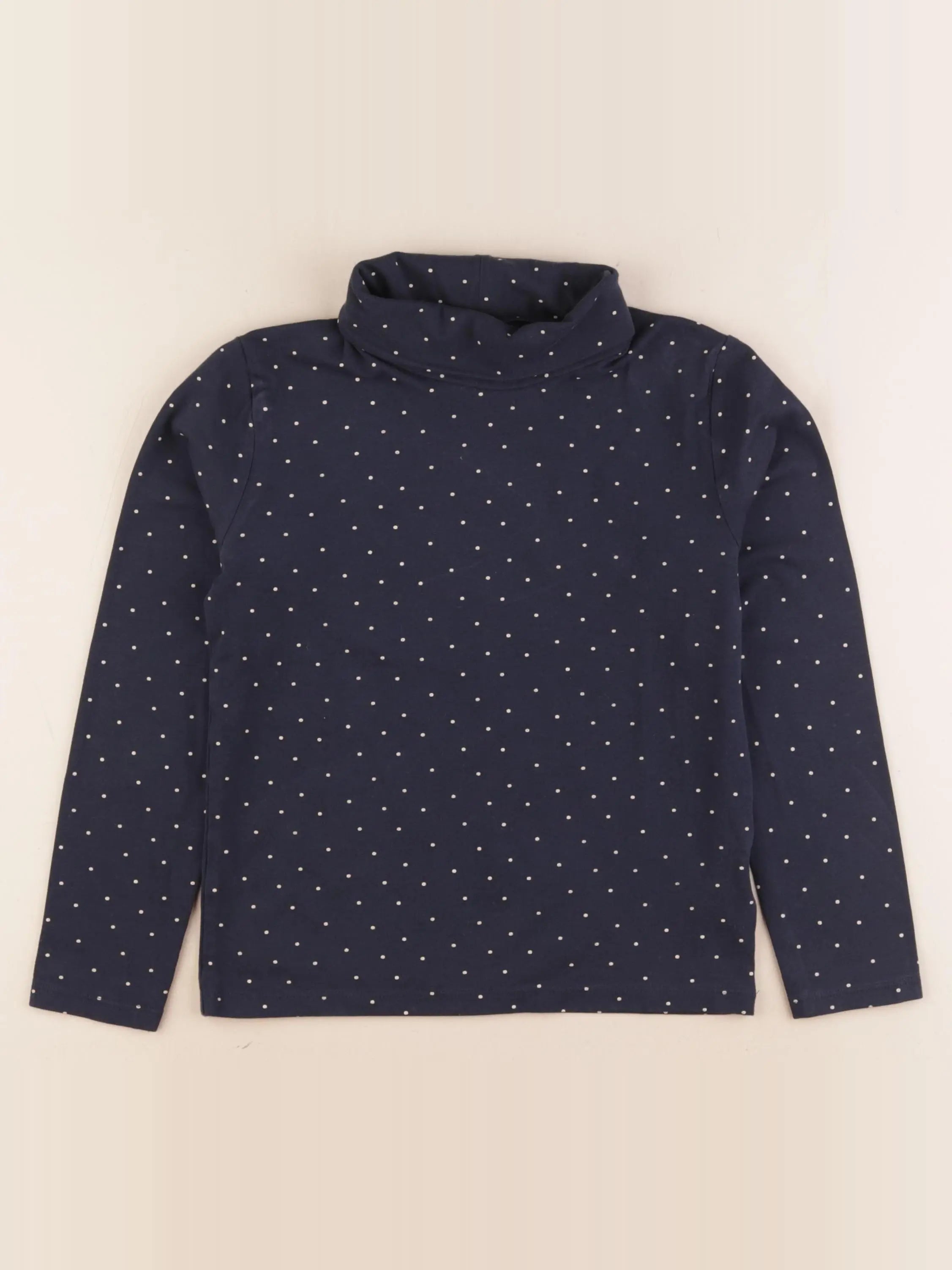 Vertbaudet - sous-pull bleu - 8 ans