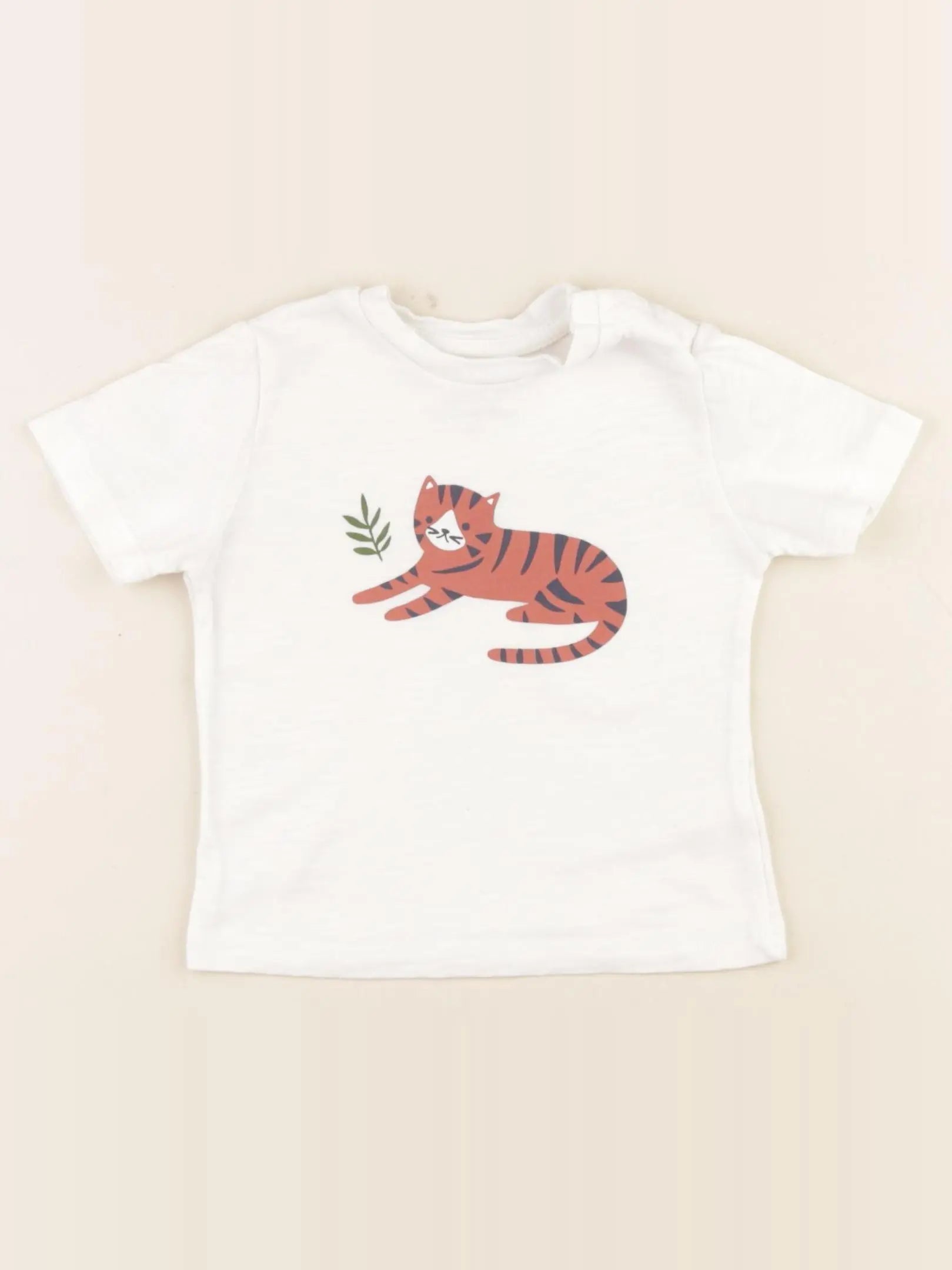 Boutchou - tee-shirt blanc - 6 mois