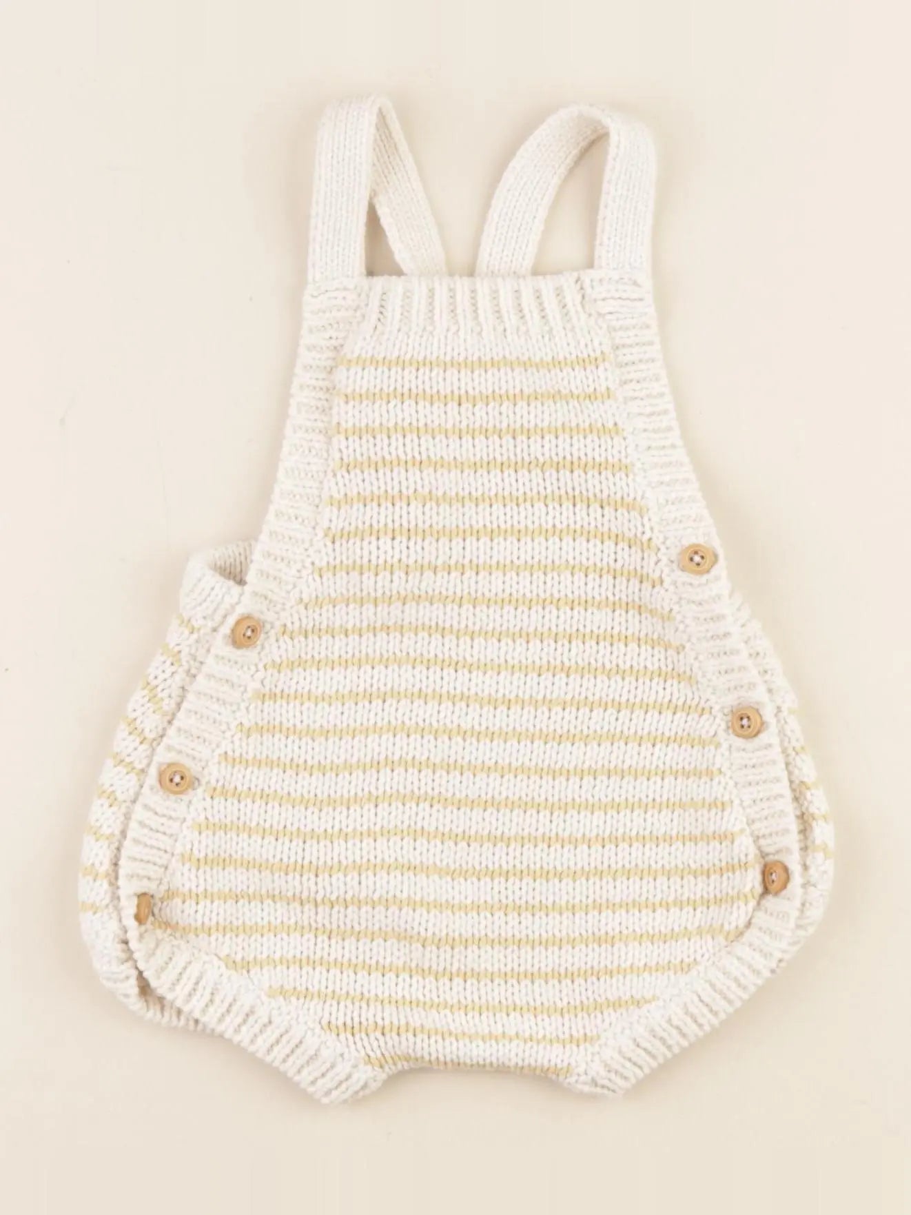 Zara - salopette beige - 6/9 mois