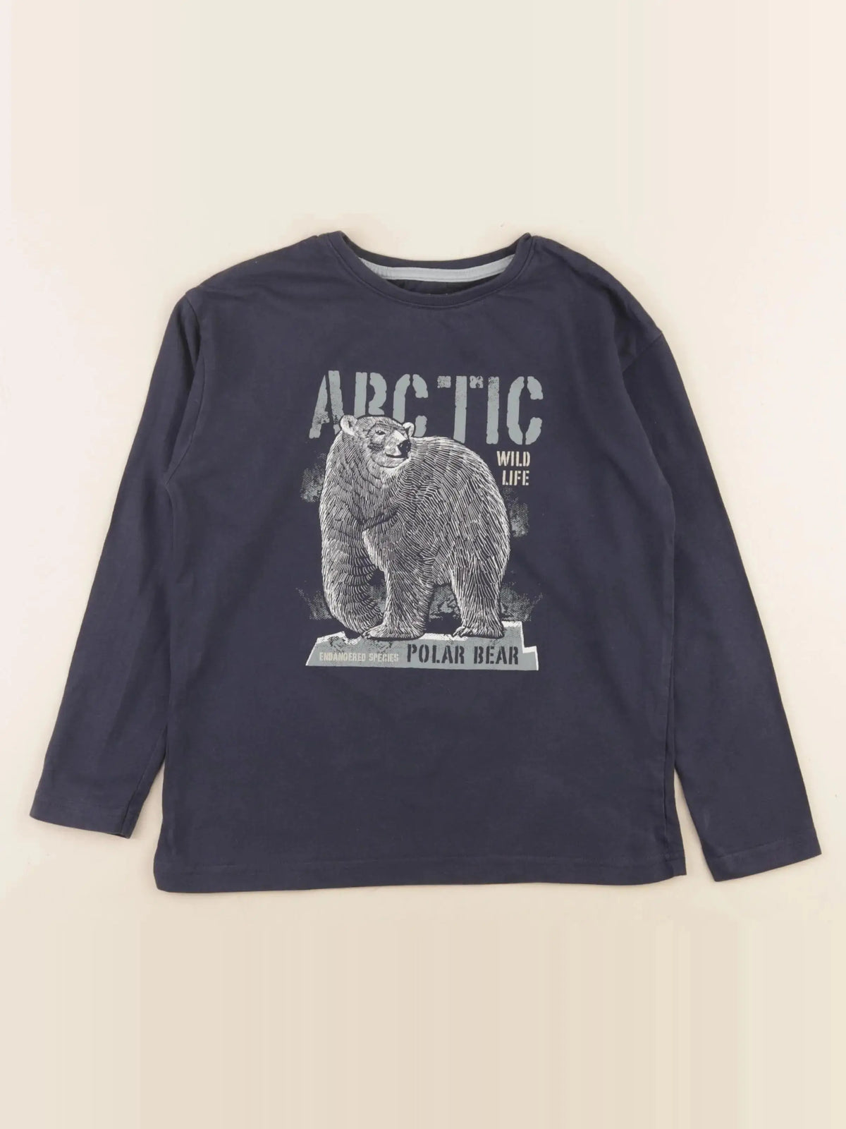 Vertbaudet - tee-shirt bleu - 8 ans