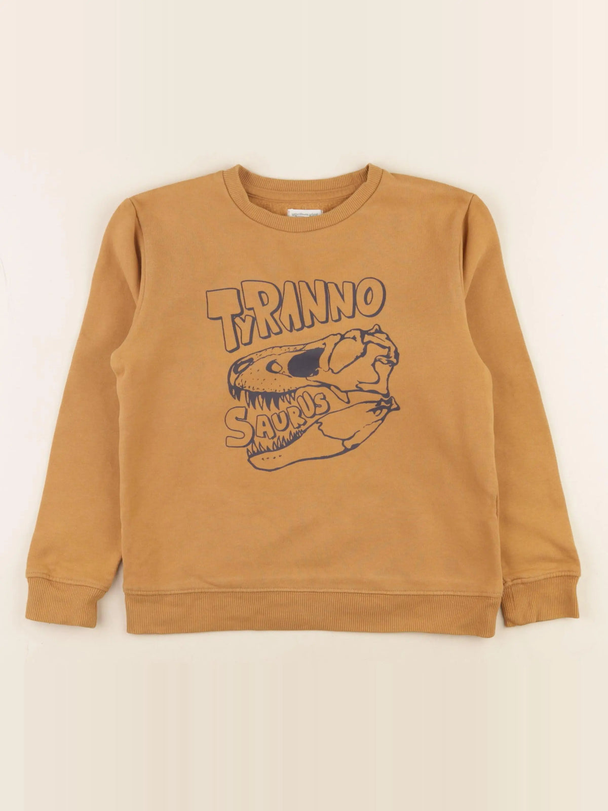 Vertbaudet - sweat marron - 8 ans