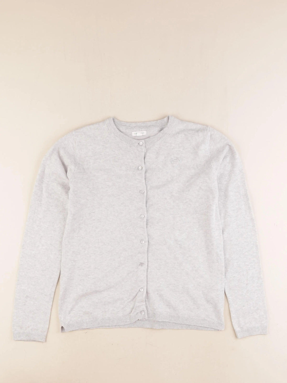 Vertbaudet - gilet gris - 12 ans