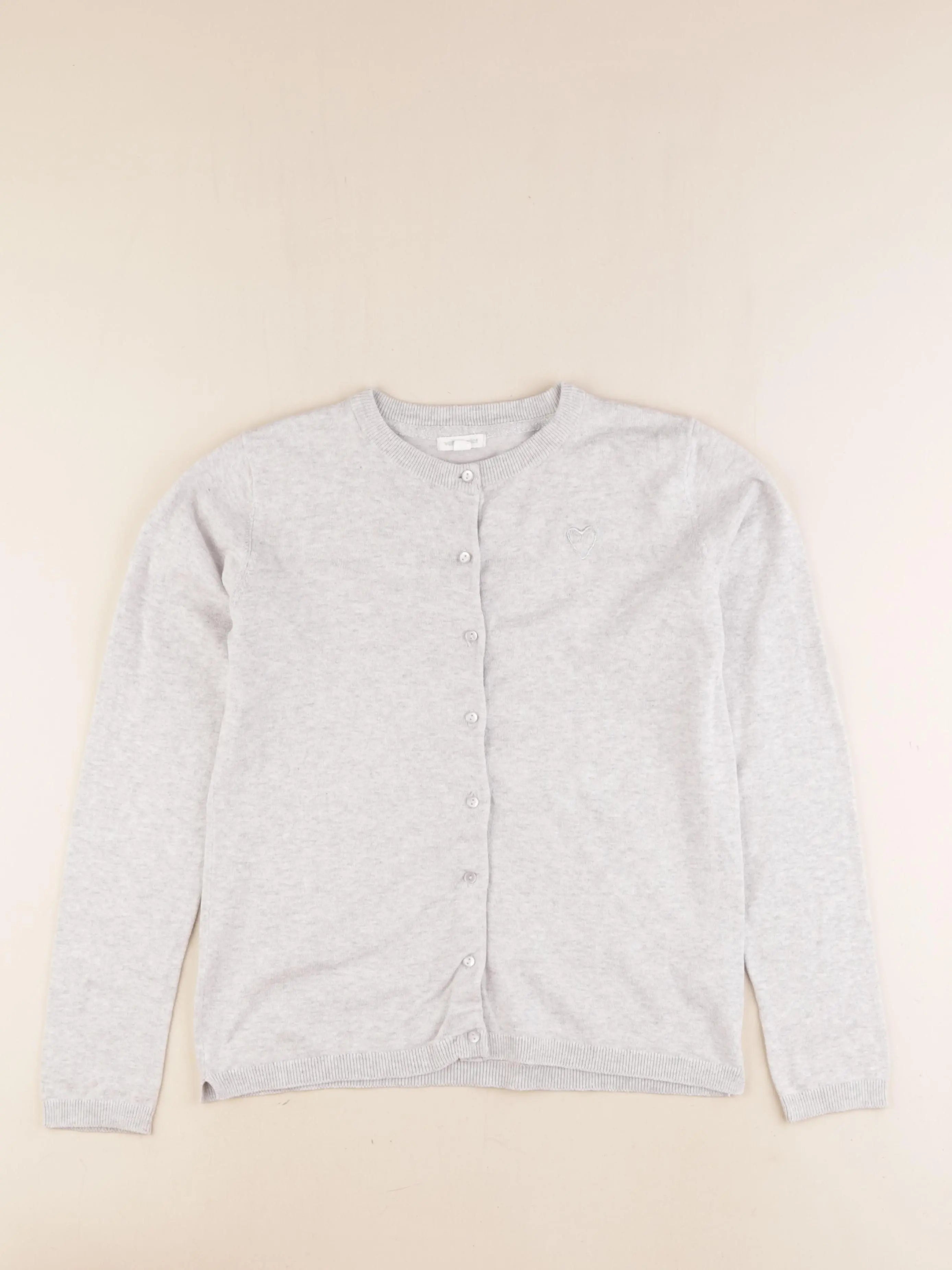 Vertbaudet - gilet gris - 12 ans