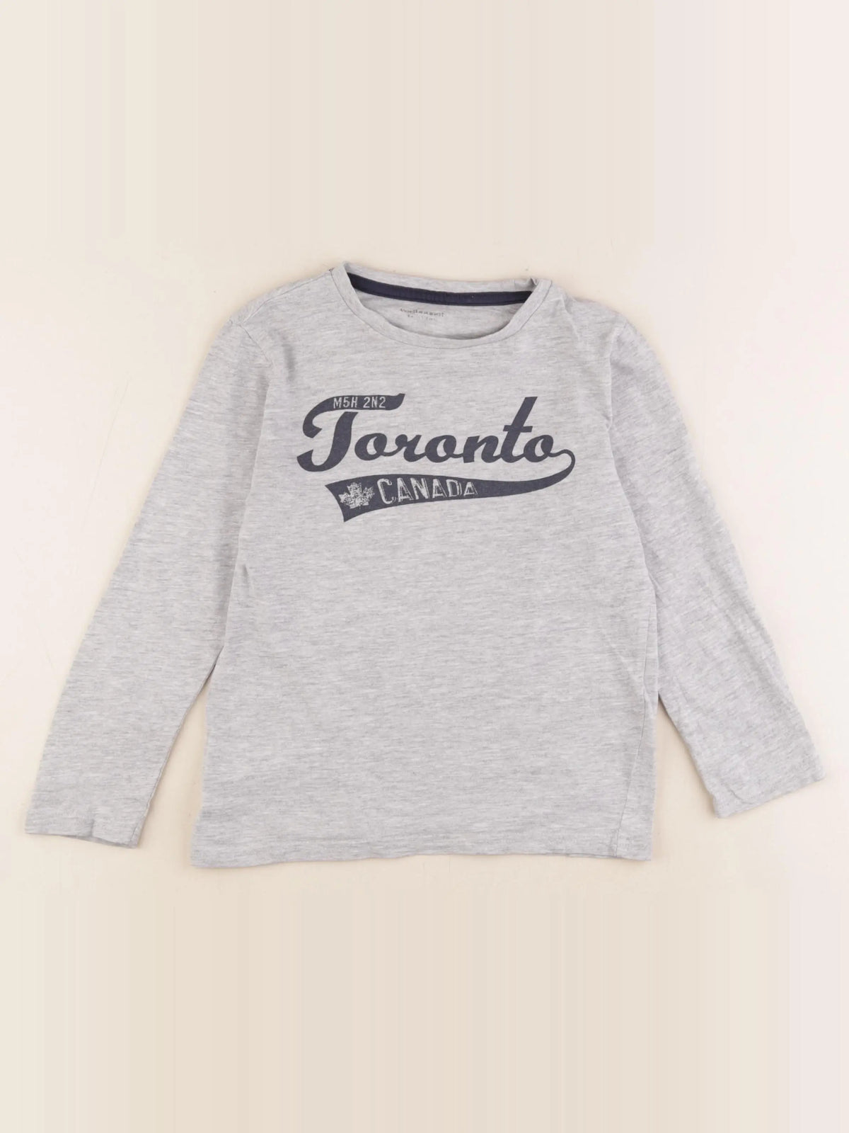Vertbaudet - tee-shirt gris - 6 ans