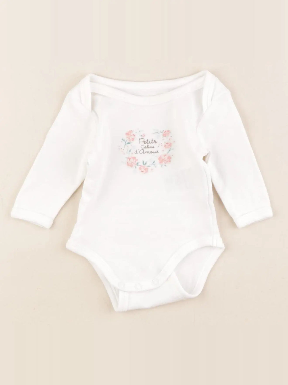 Vertbaudet - body blanc - 1 mois