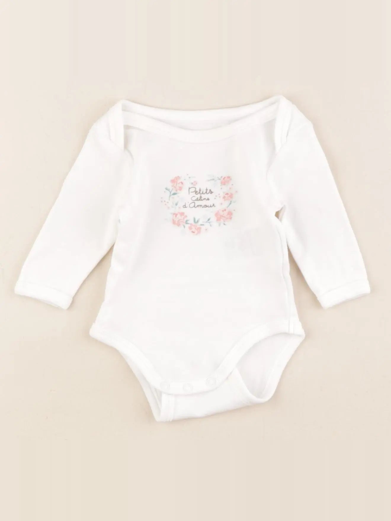 Vertbaudet - body blanc - 1 mois