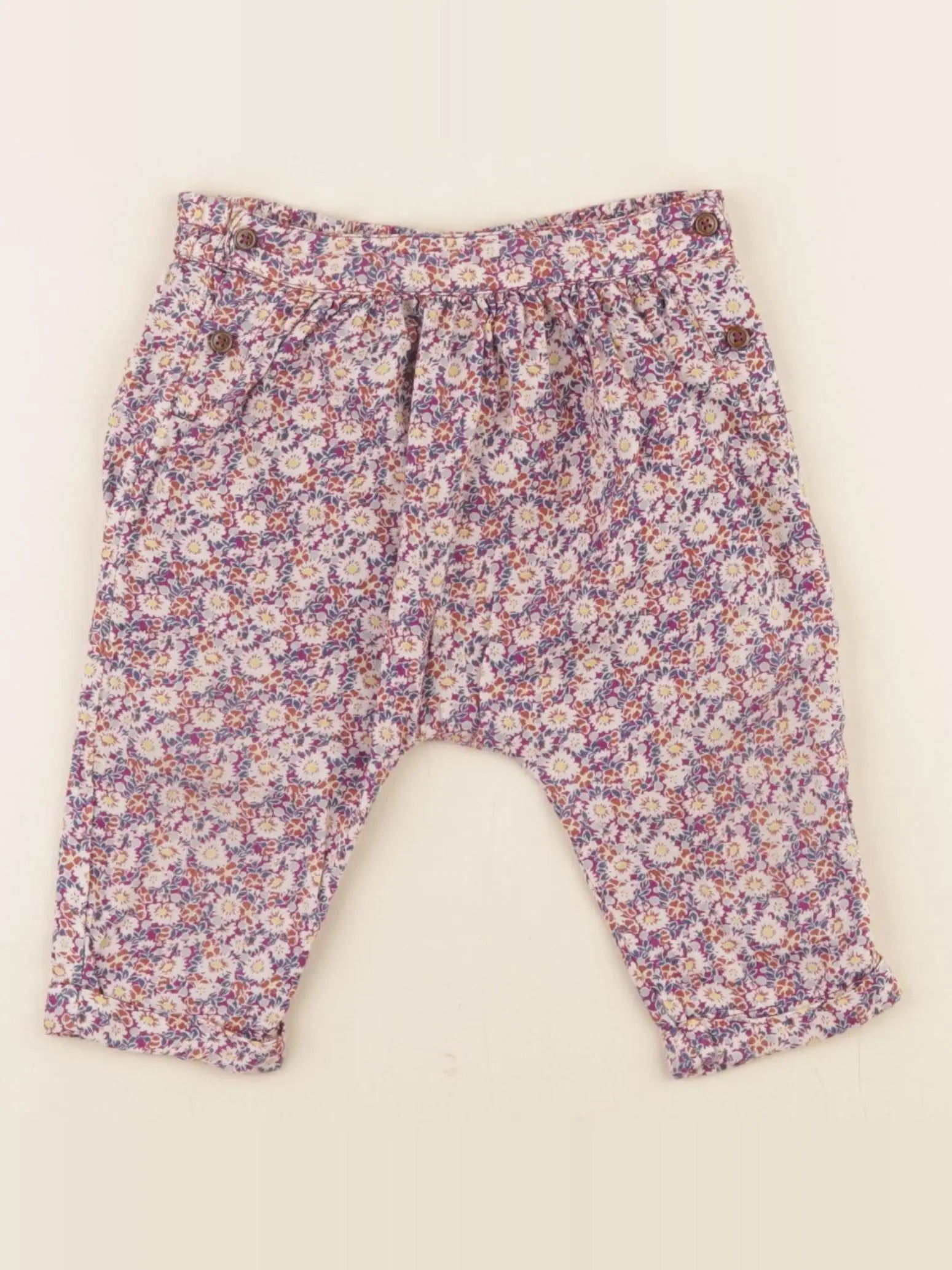 Boutchou - pantalon multicolore - 6 mois