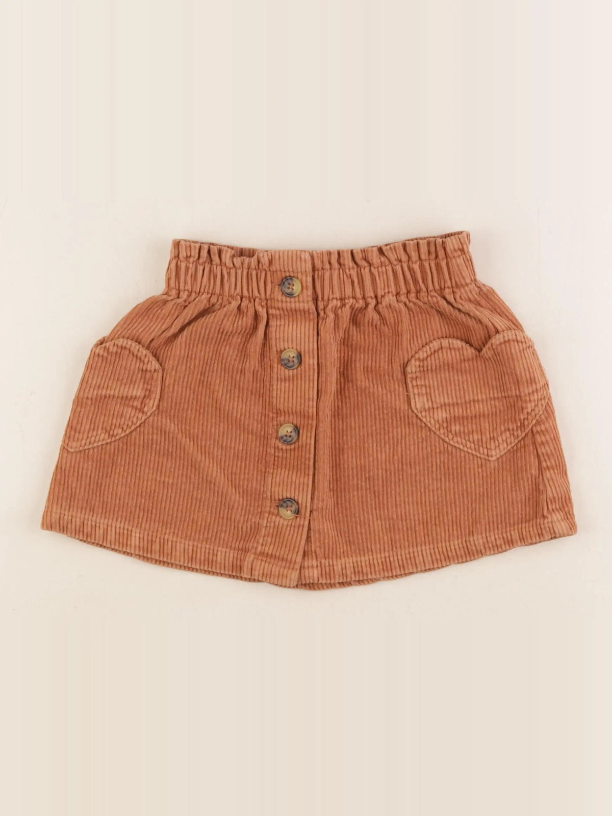 Vertbaudet - jupe marron - 3 ans
