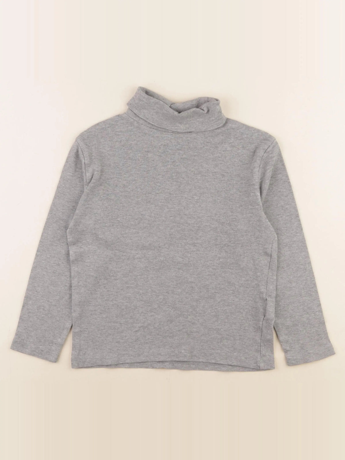Vertbaudet - sous-pull gris - 8 ans