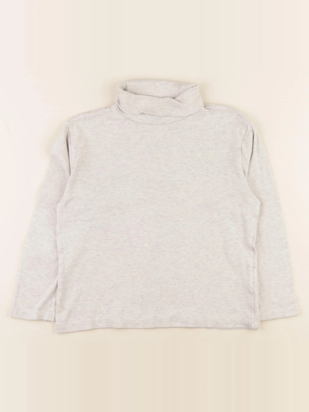 Vertbaudet - sous-pull beige - 8 ans