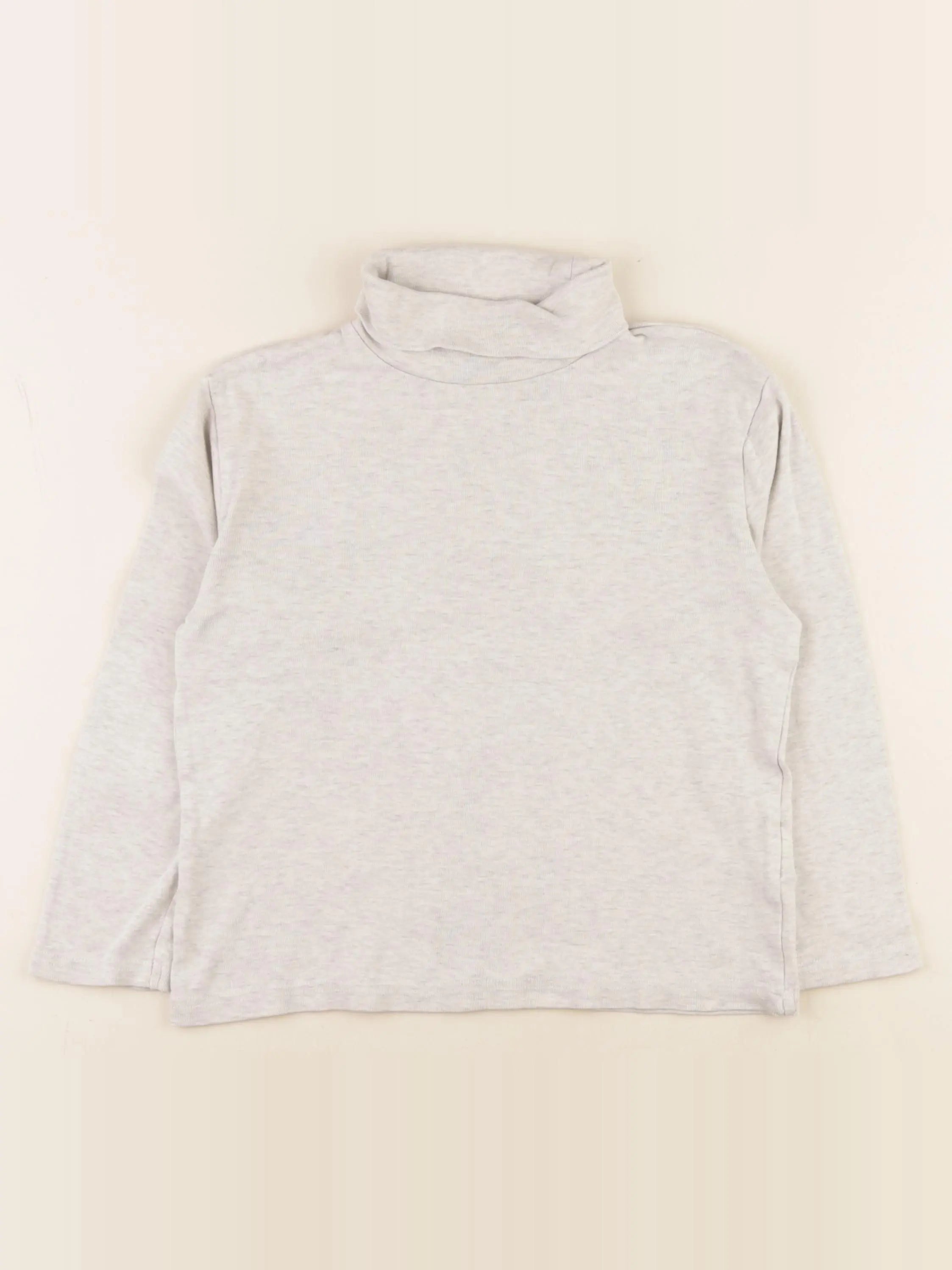 Vertbaudet - sous-pull beige - 8 ans