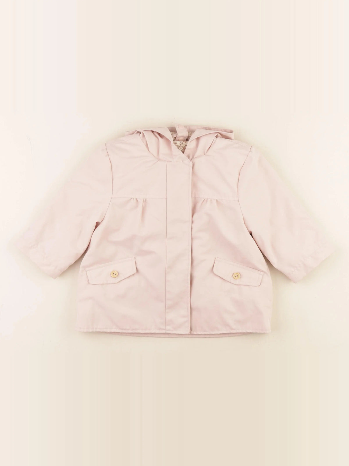 Vertbaudet - parka rose - 6 mois