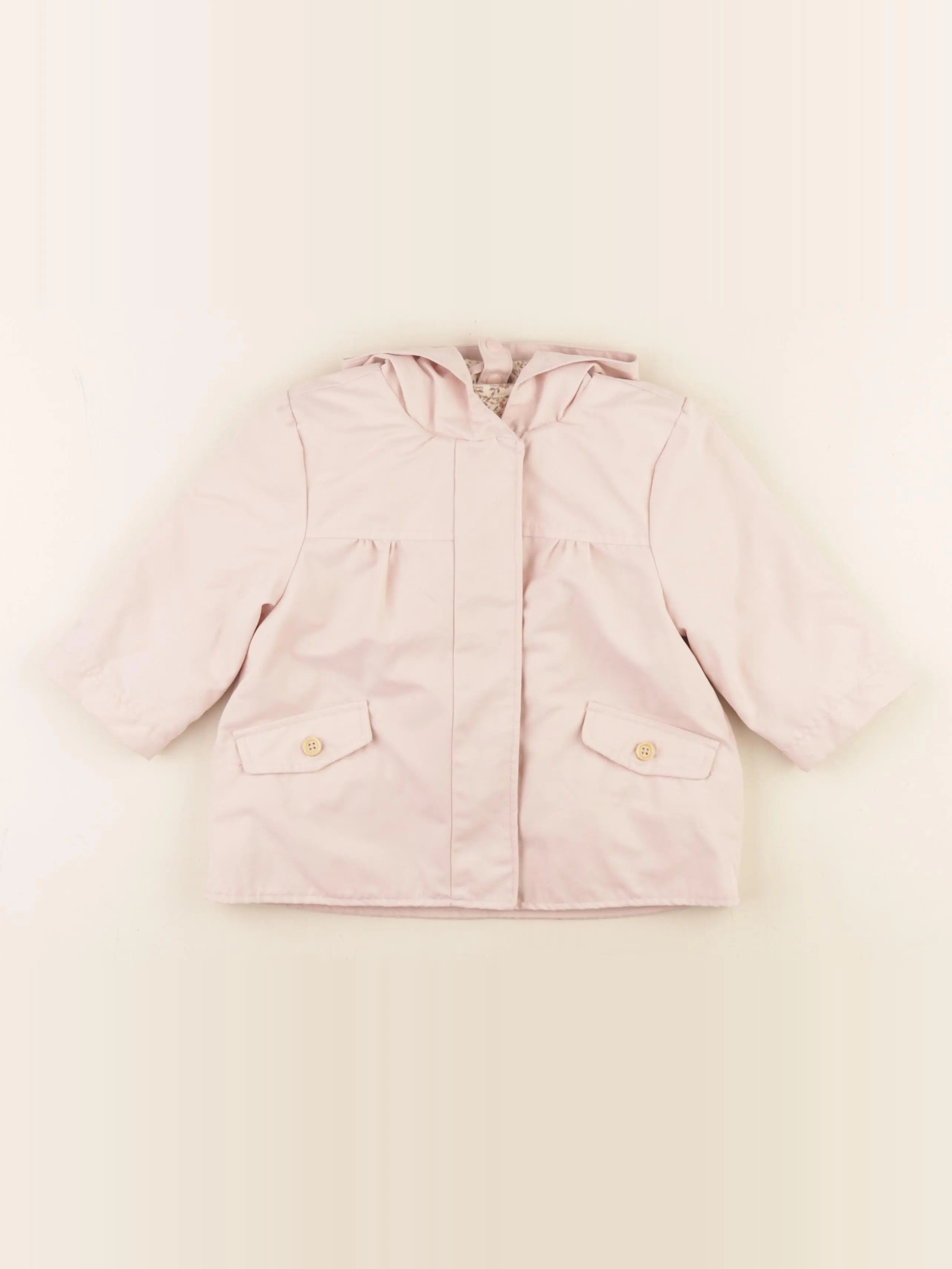 Vertbaudet - parka rose - 6 mois