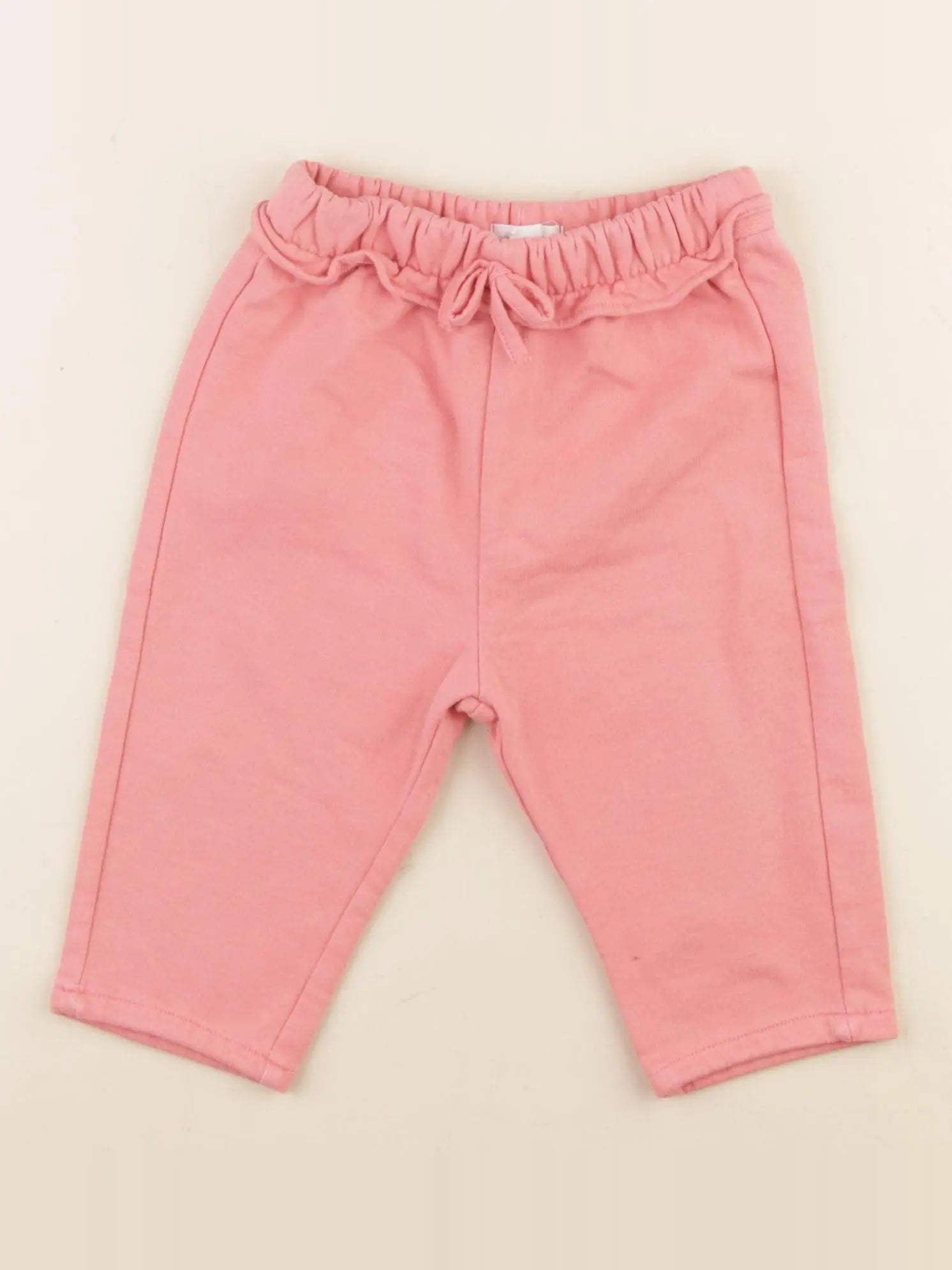 Vertbaudet - pantalon rose - 9 mois