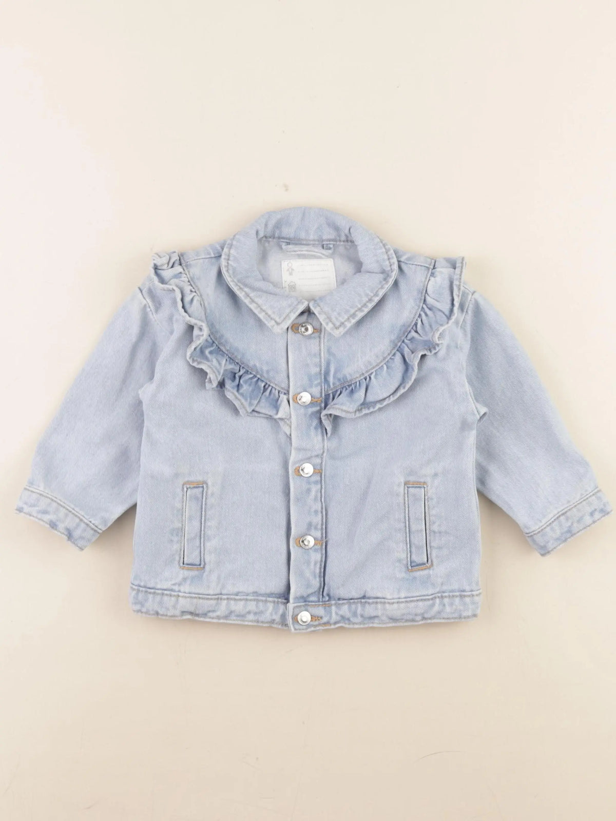 Vertbaudet - veste bleu - 12 mois