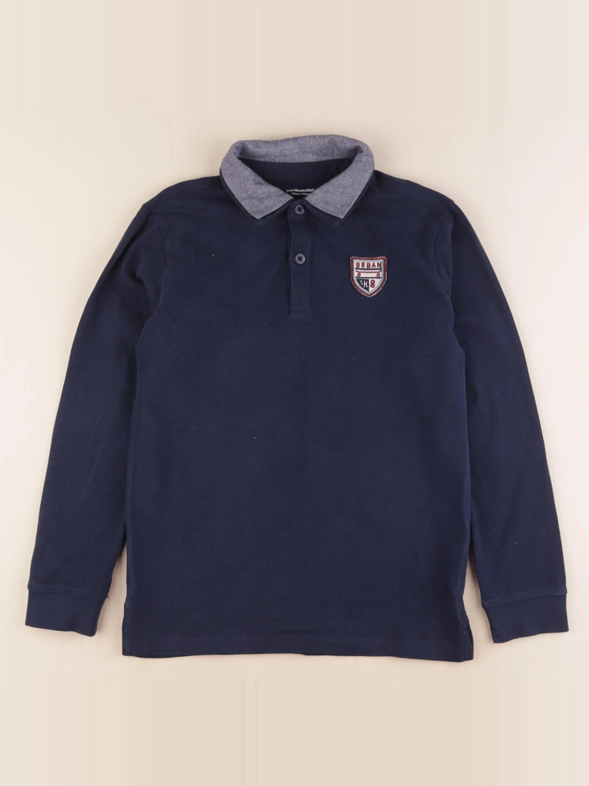 Vertbaudet - polo bleu - 10 ans