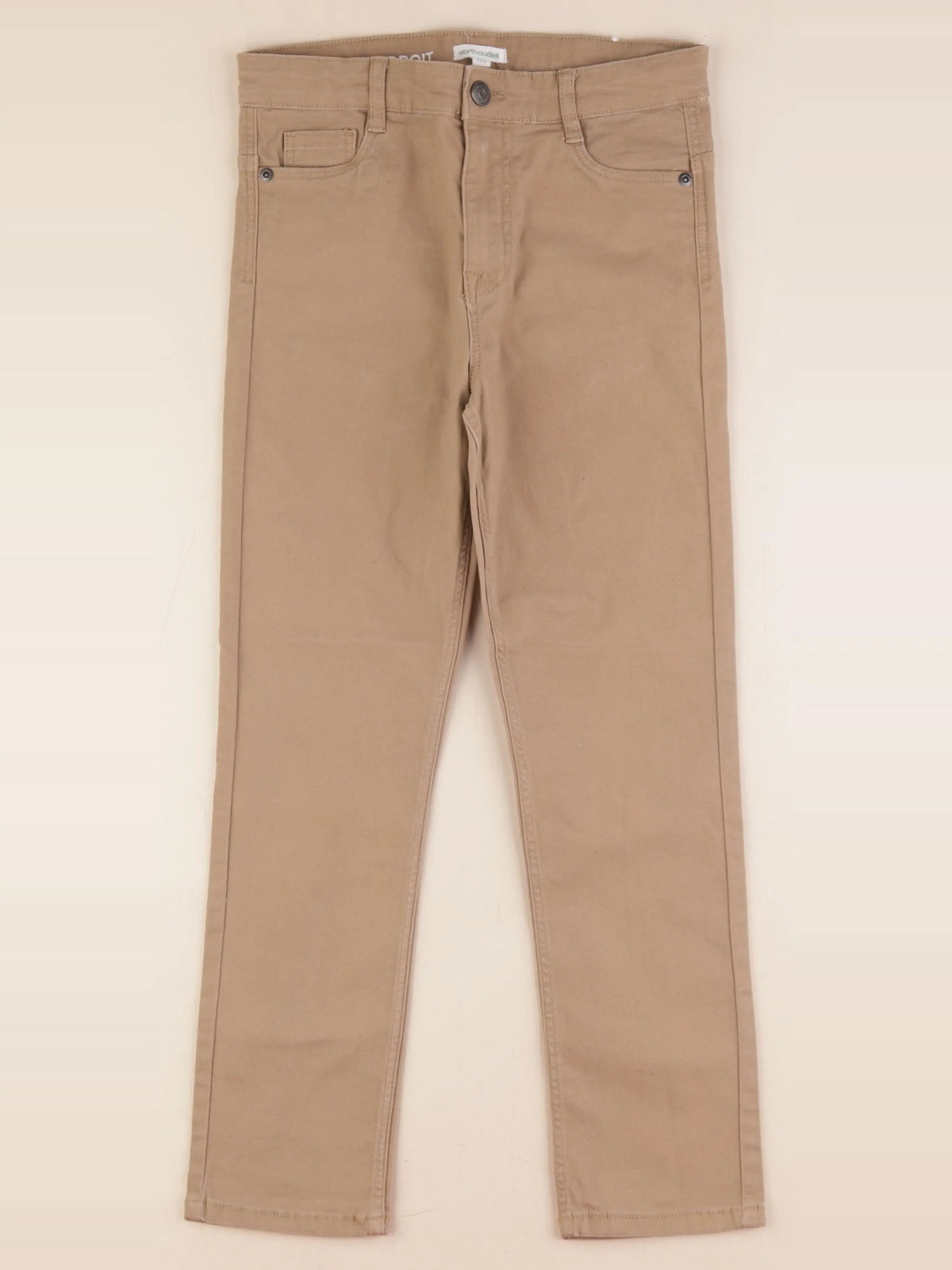 Vertbaudet - pantalon marron - 9 ans