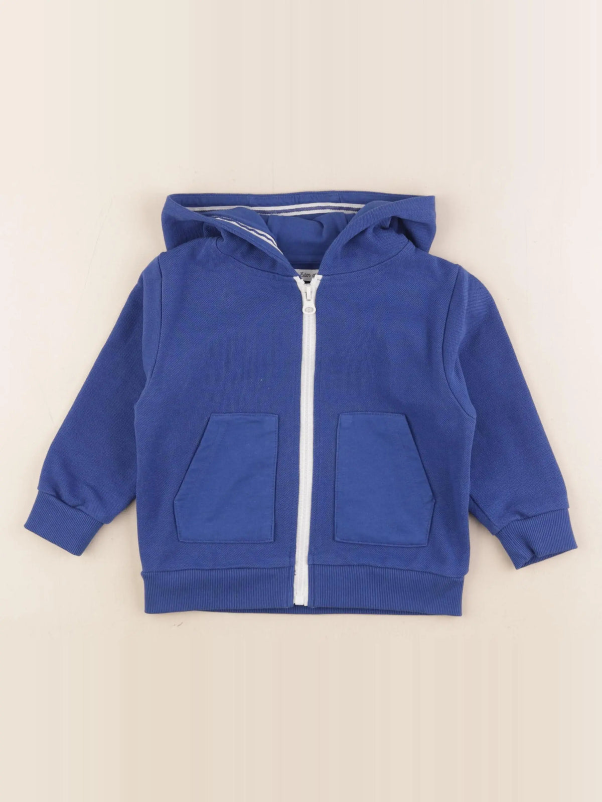 Eden & Victor - sweat bleu - 2 ans