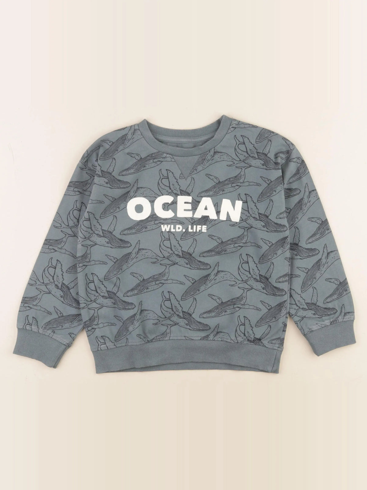 Vertbaudet - tee-shirt bleu - 6 ans
