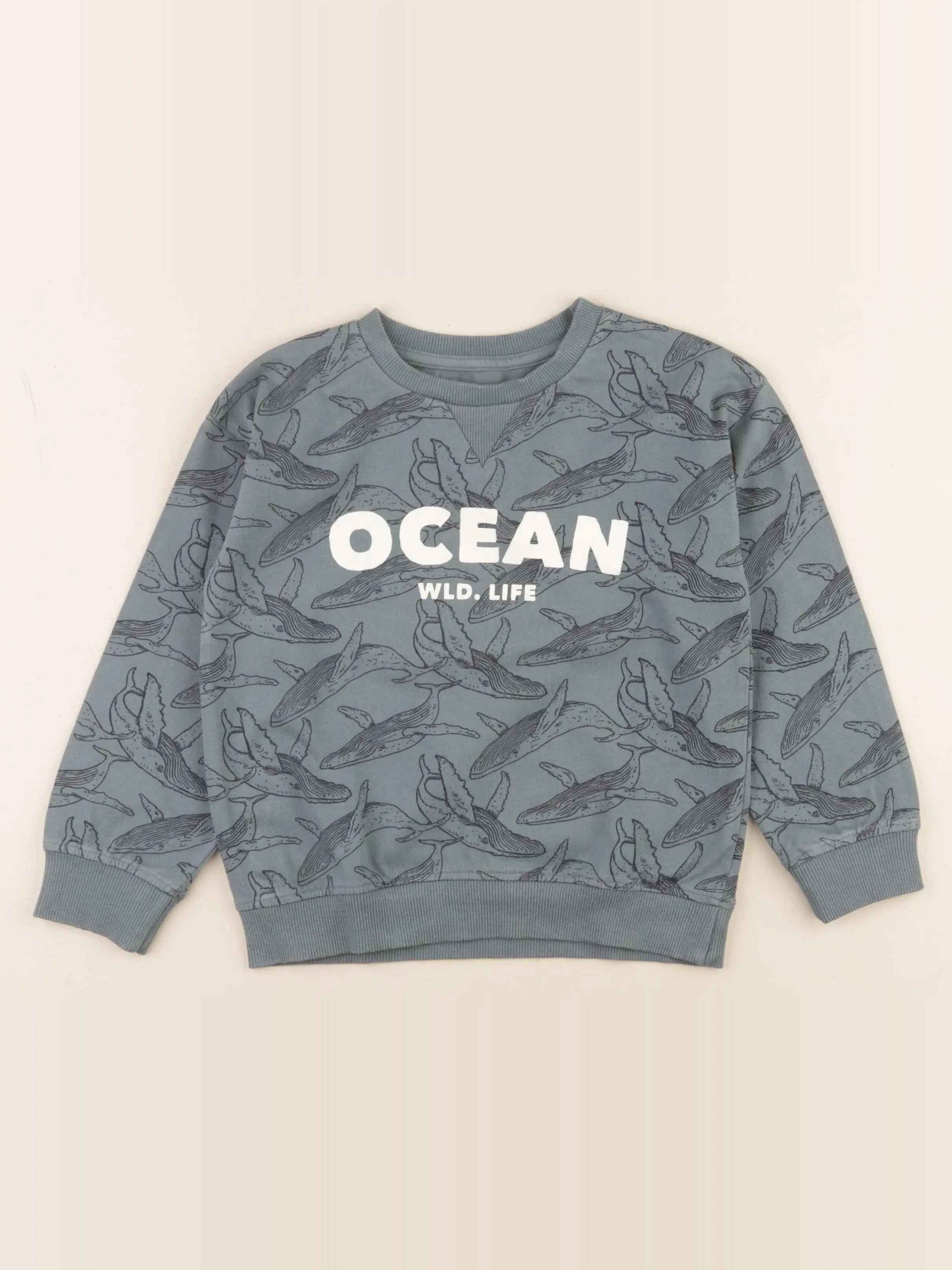 Vertbaudet - tee-shirt bleu - 6 ans