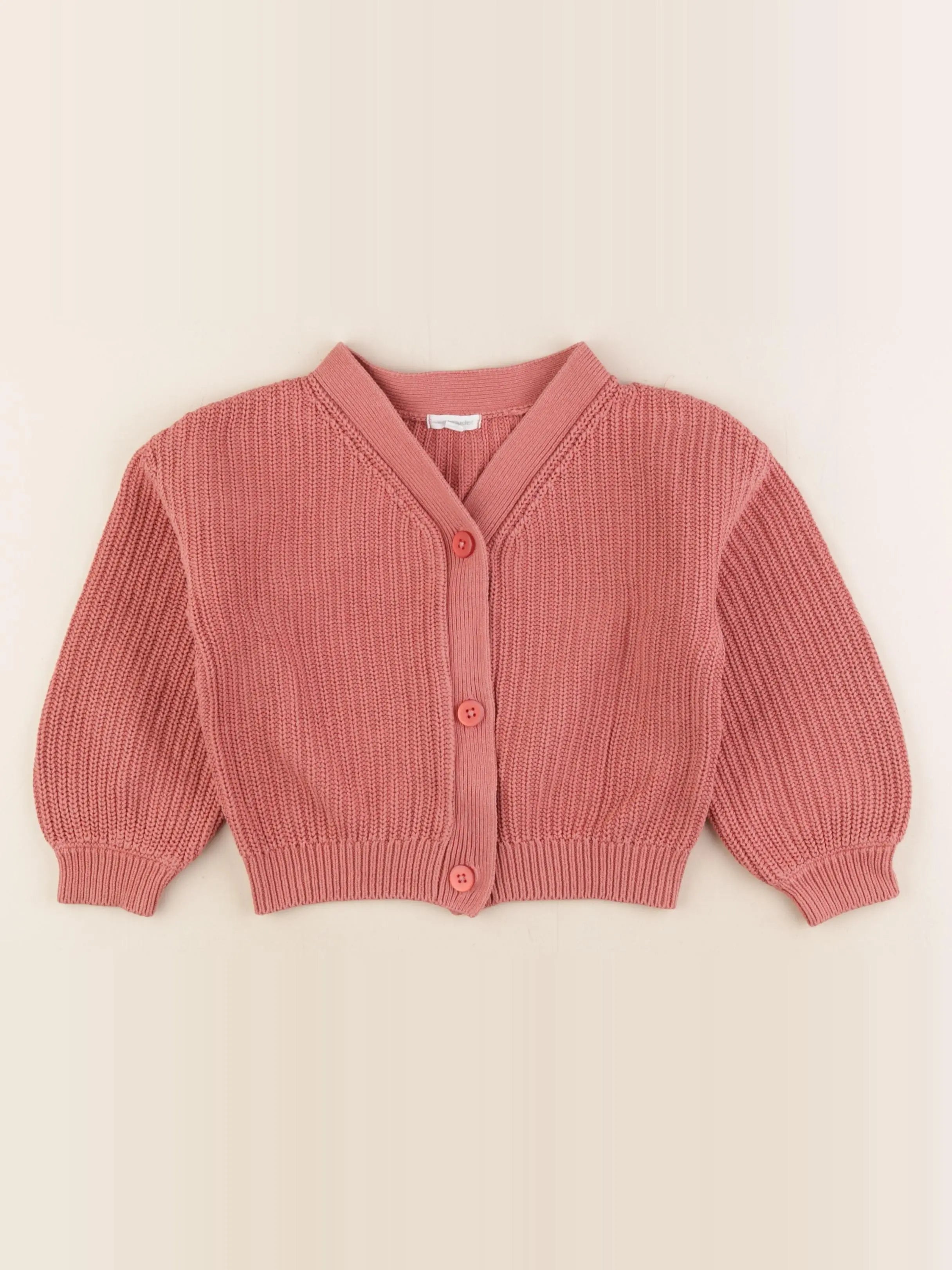 Vertbaudet - gilet rose - 5 ans