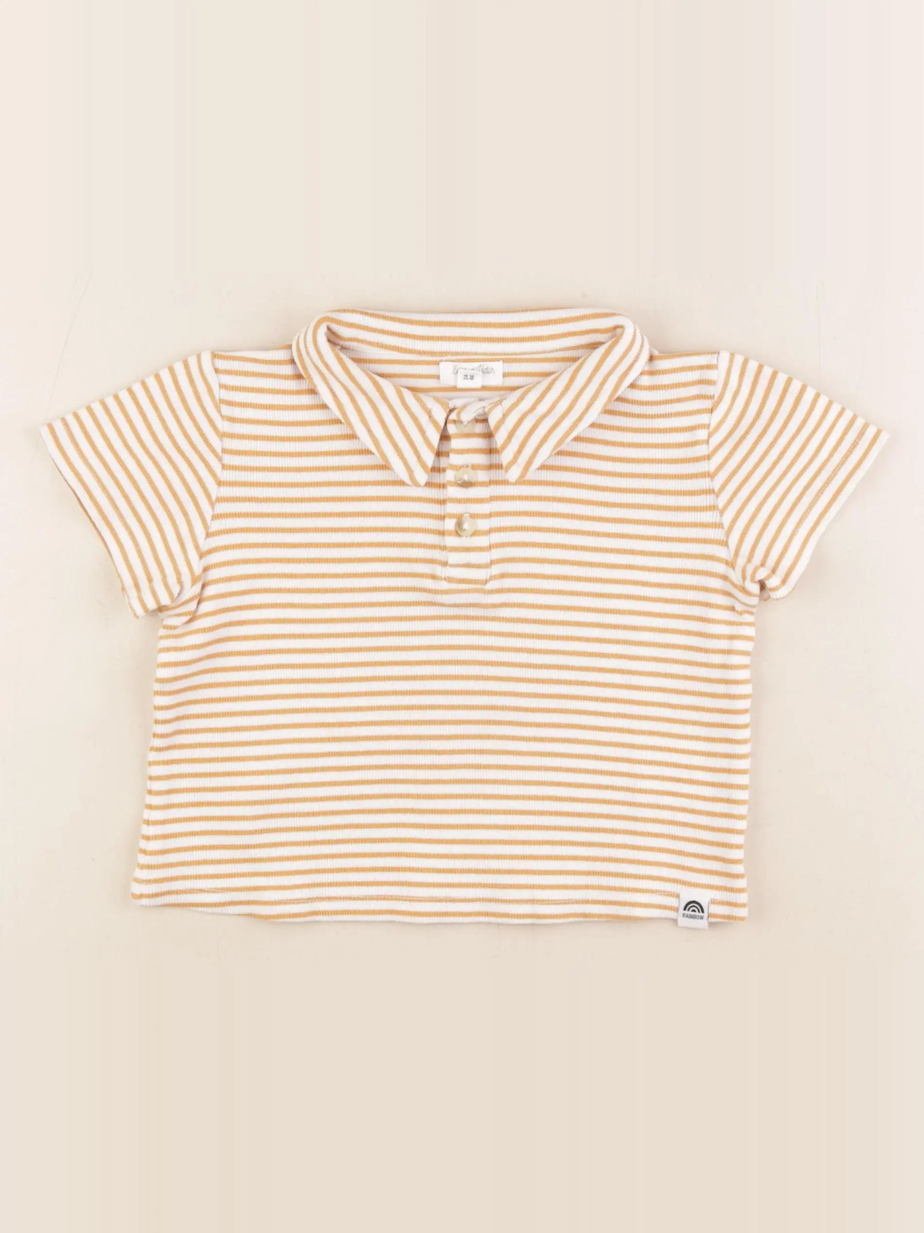 Eden & Victor - polo beige - 2 ans