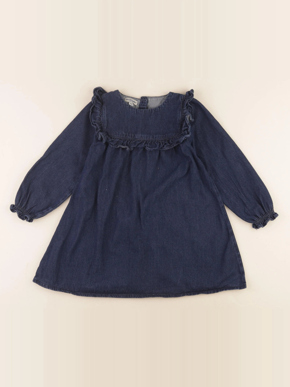 Vertbaudet - robe bleu - 7 ans