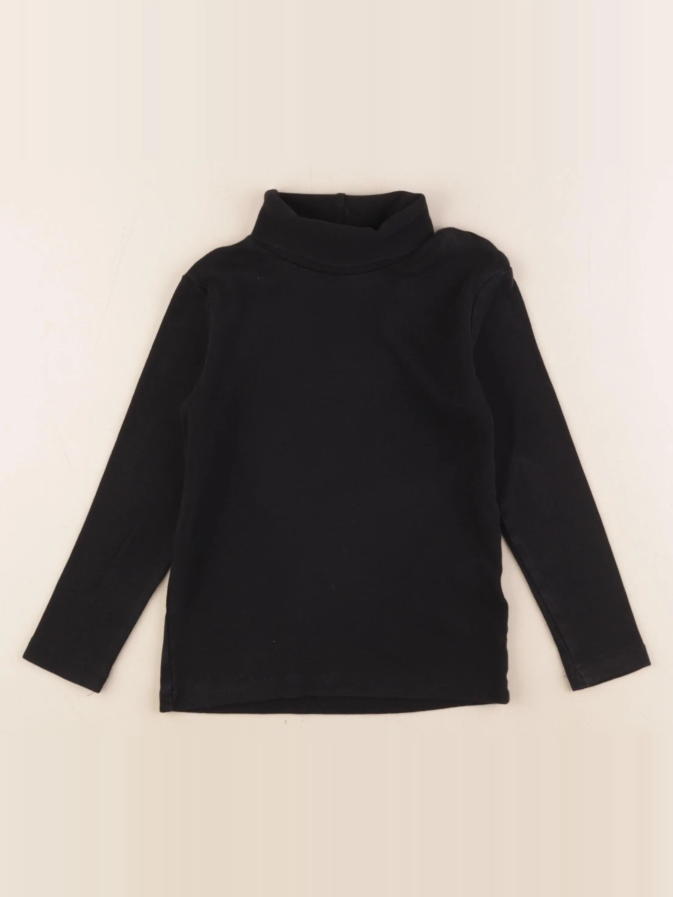 H&M - sous-pull noir - 4/6 ans